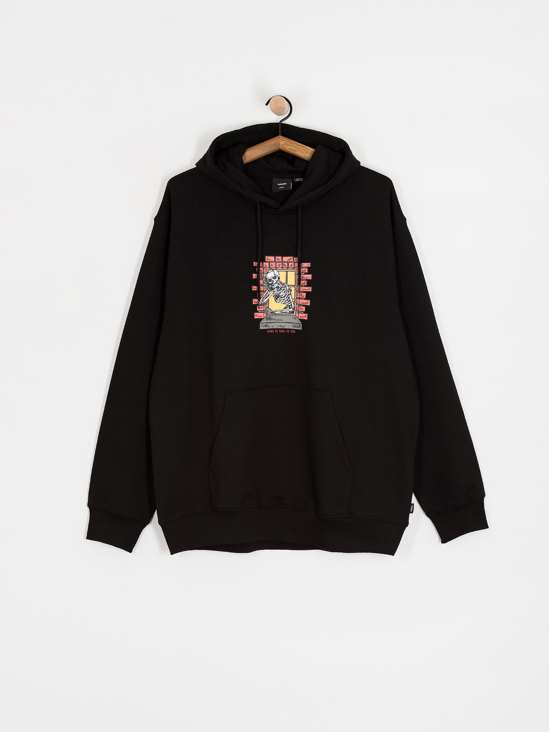 Bluza z kapturem Vans Skull Window HD (black)