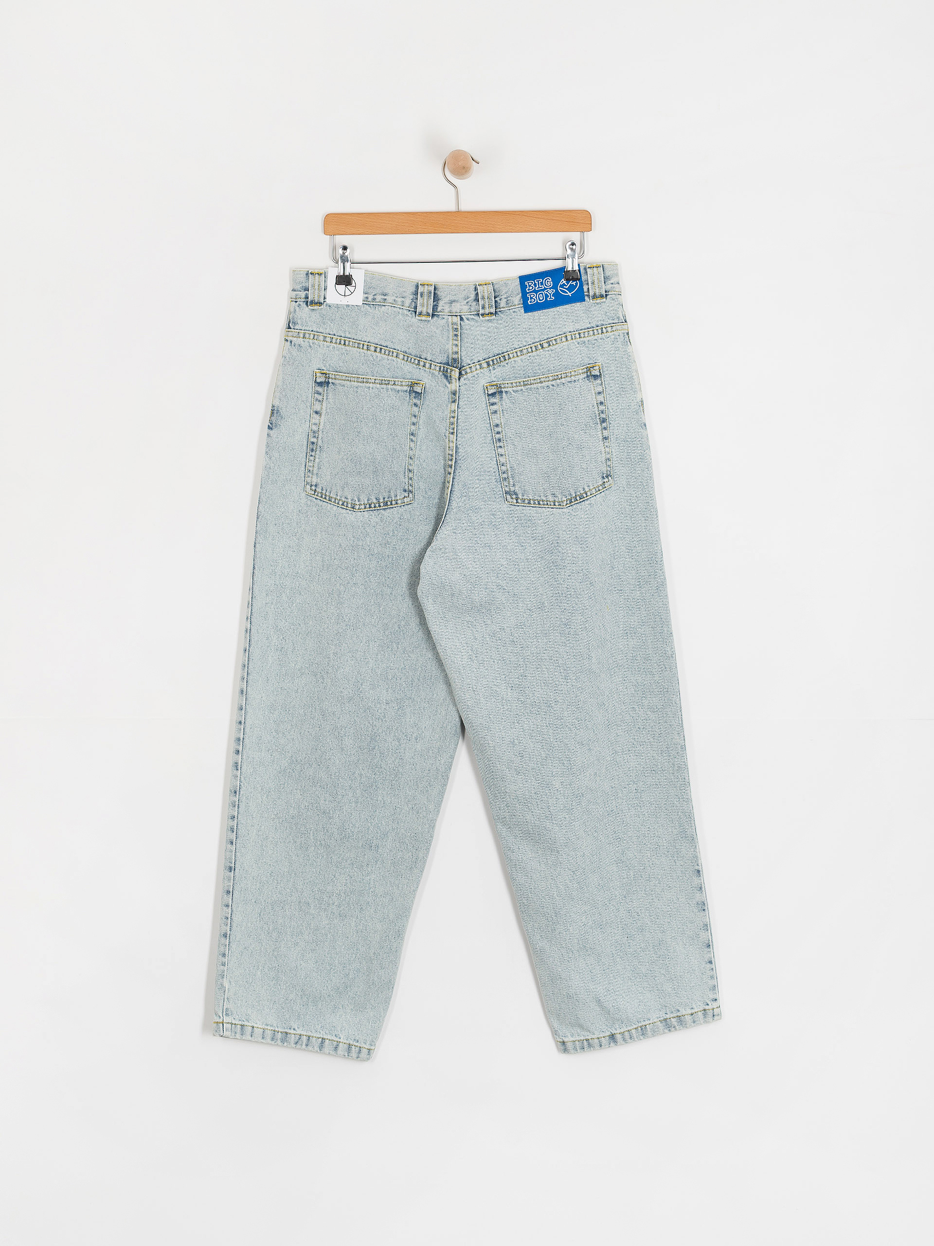 旧ロゴ正規polar skate bigboy ライトブルー S POLAR SKATE CO. BIG BOY JEANS - Light Blue | S