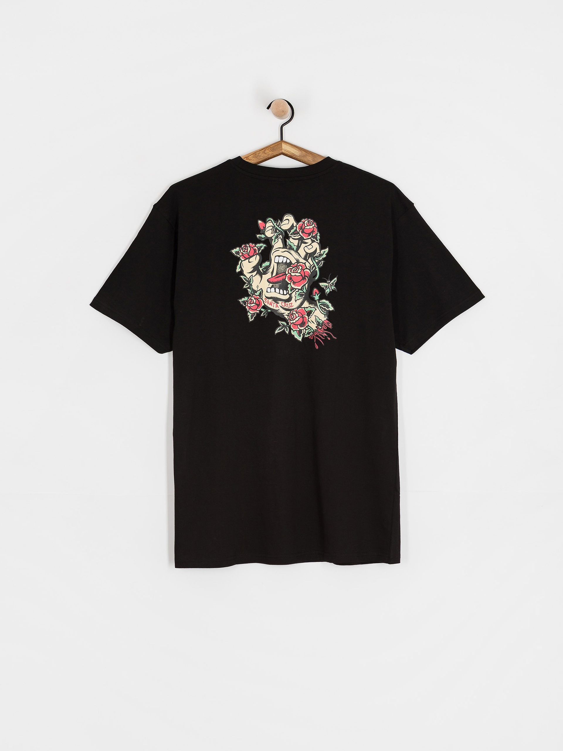 T-shirt Santa Cruz Screaming Rose Flash (black)