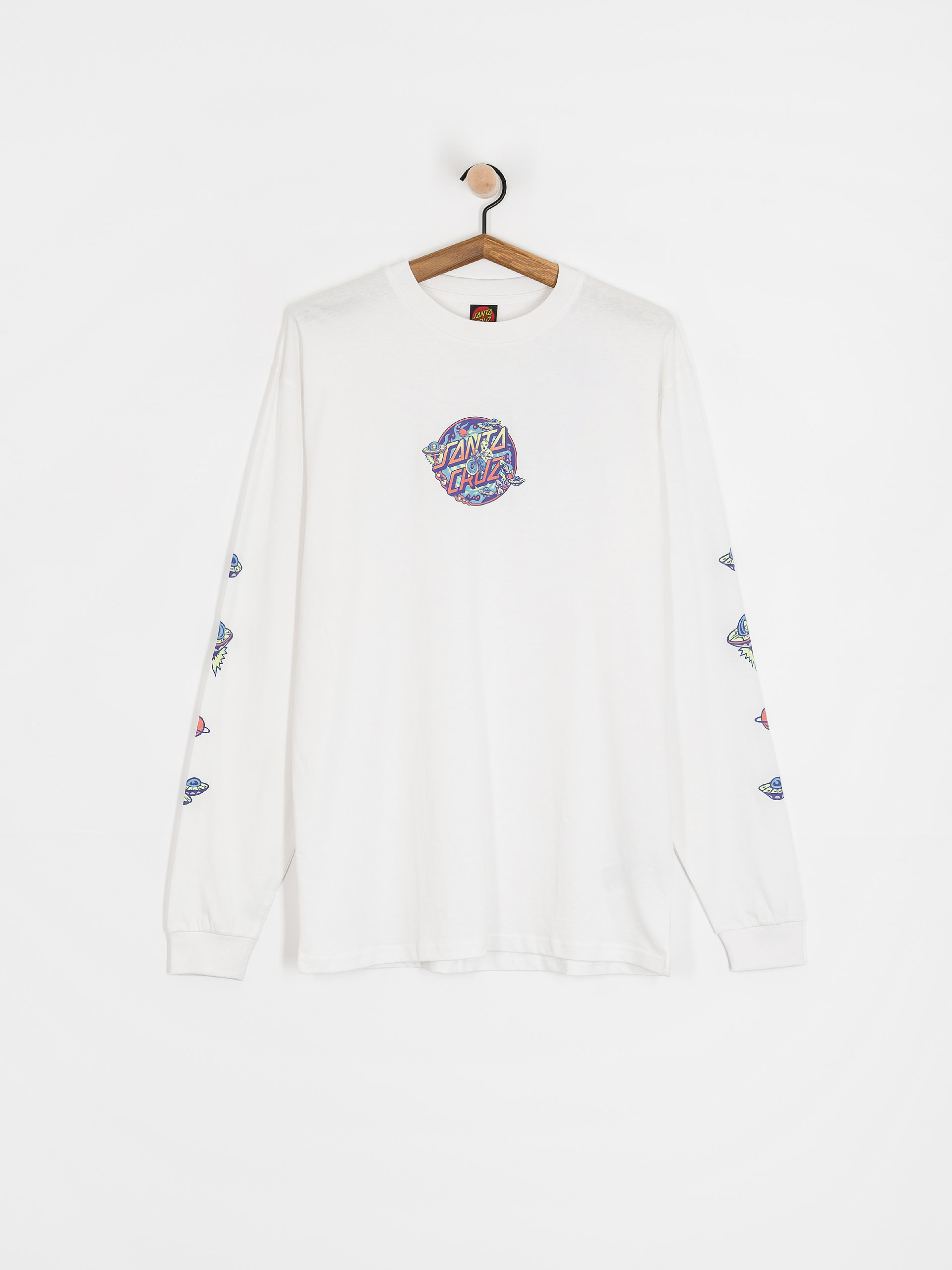 Longsleeve Santa Cruz Winkowski Dope Planet 2 Dot (white)