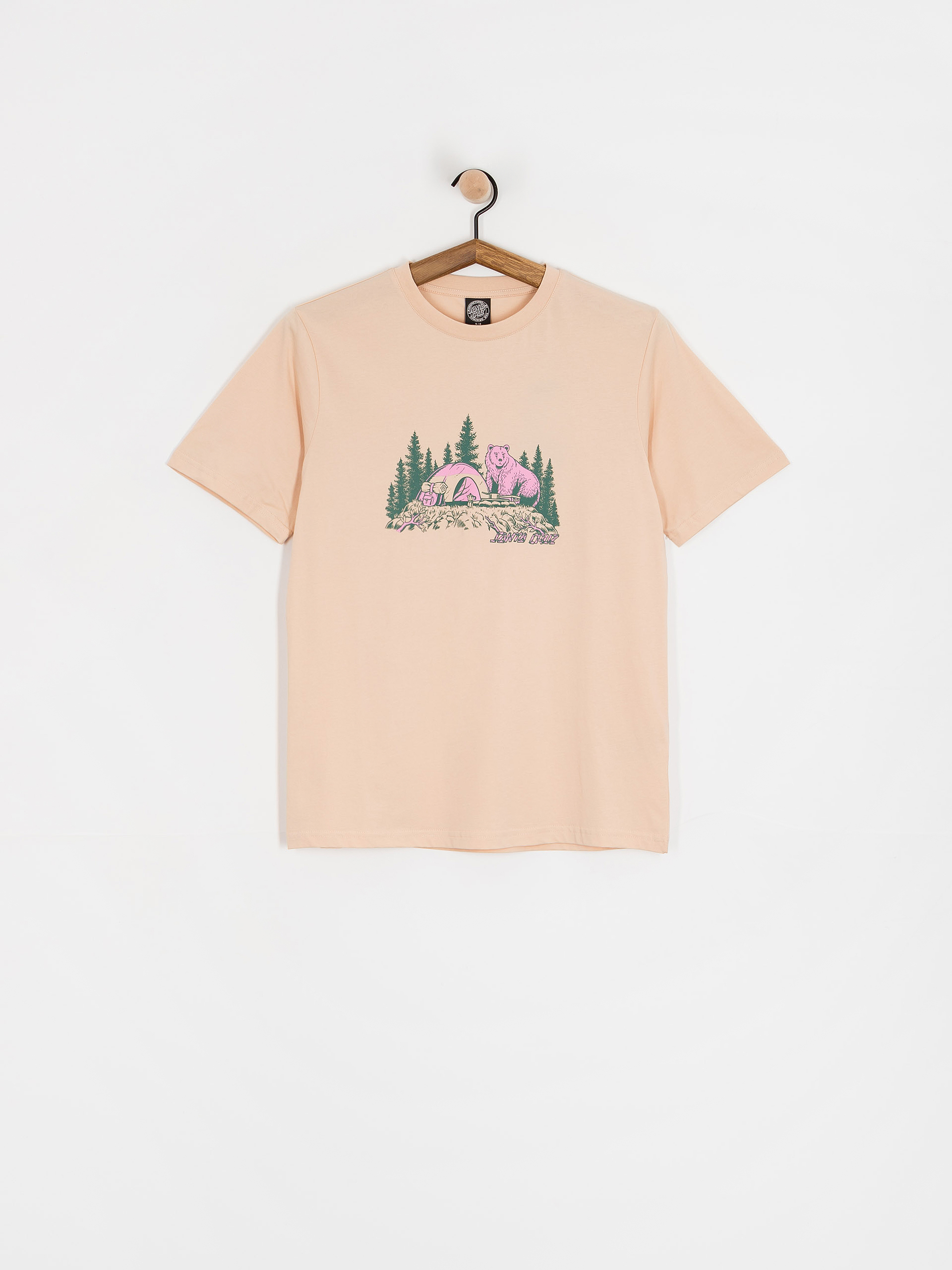 T-shirt Santa Cruz Woodland Mini Strip Front Wmn (oat)