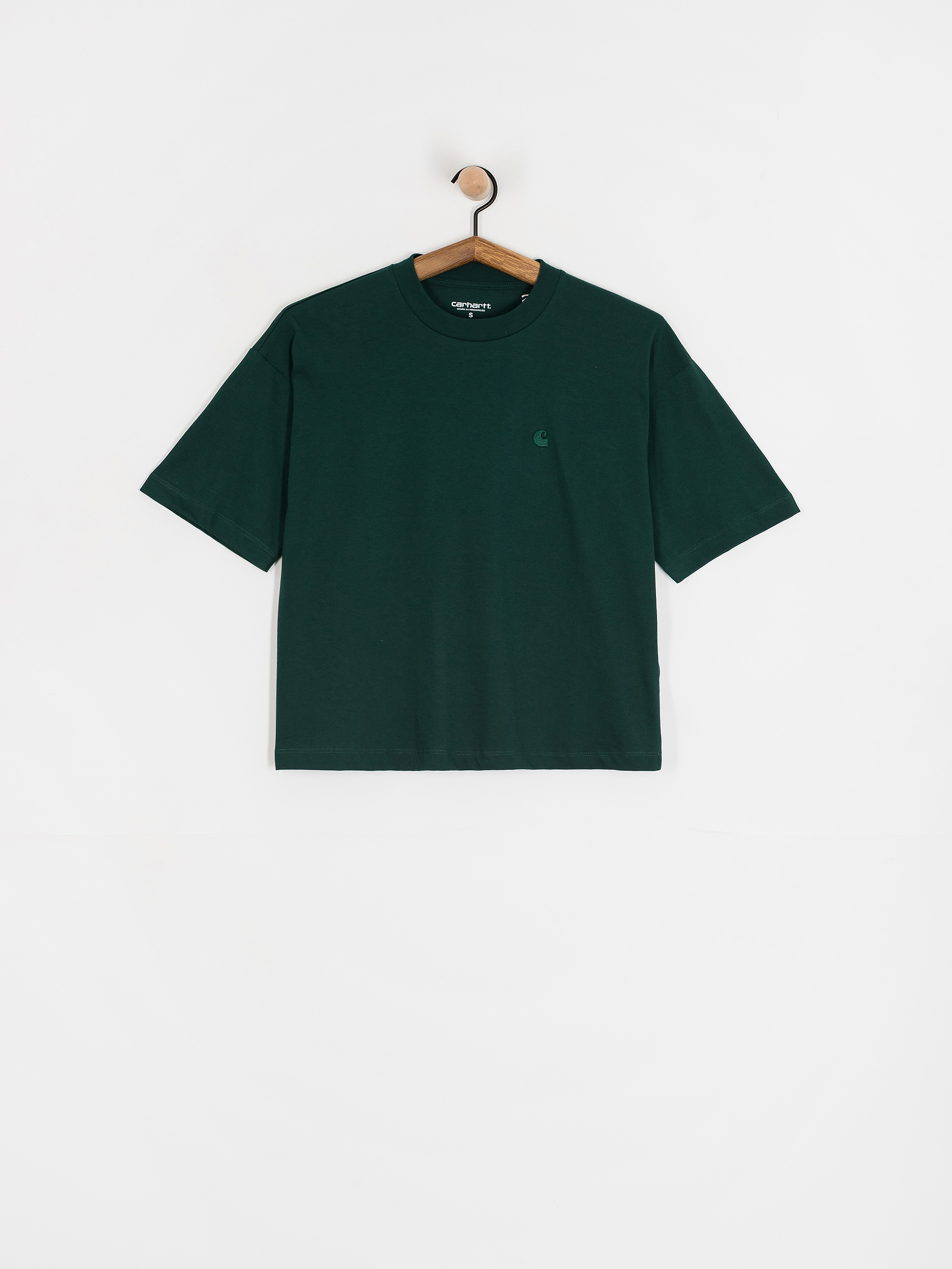 T-shirt Carhartt WIP Chester Wmn (dark fir)