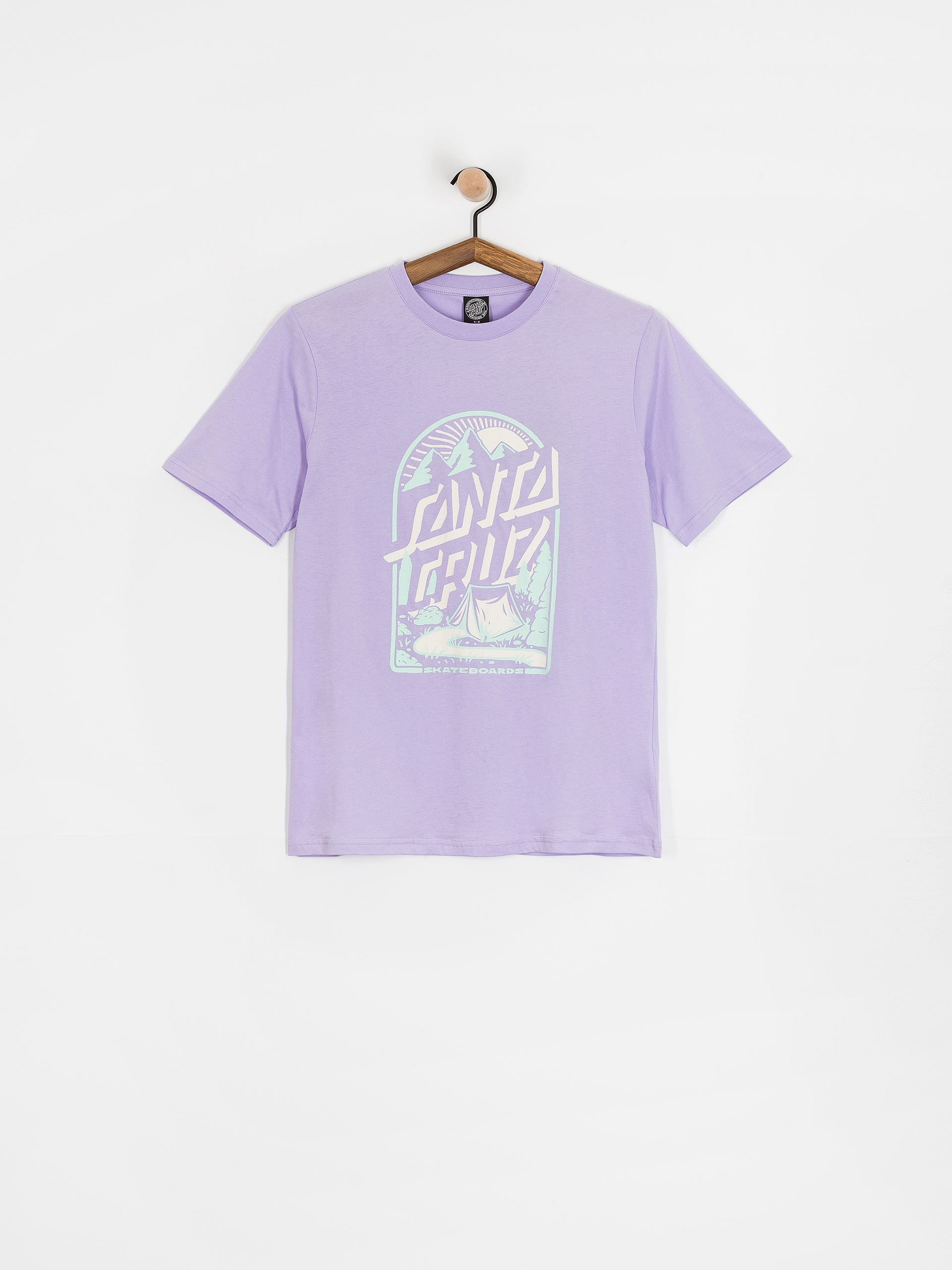 T-shirt Santa Cruz Camp Retreat Front Wmn (lavender)