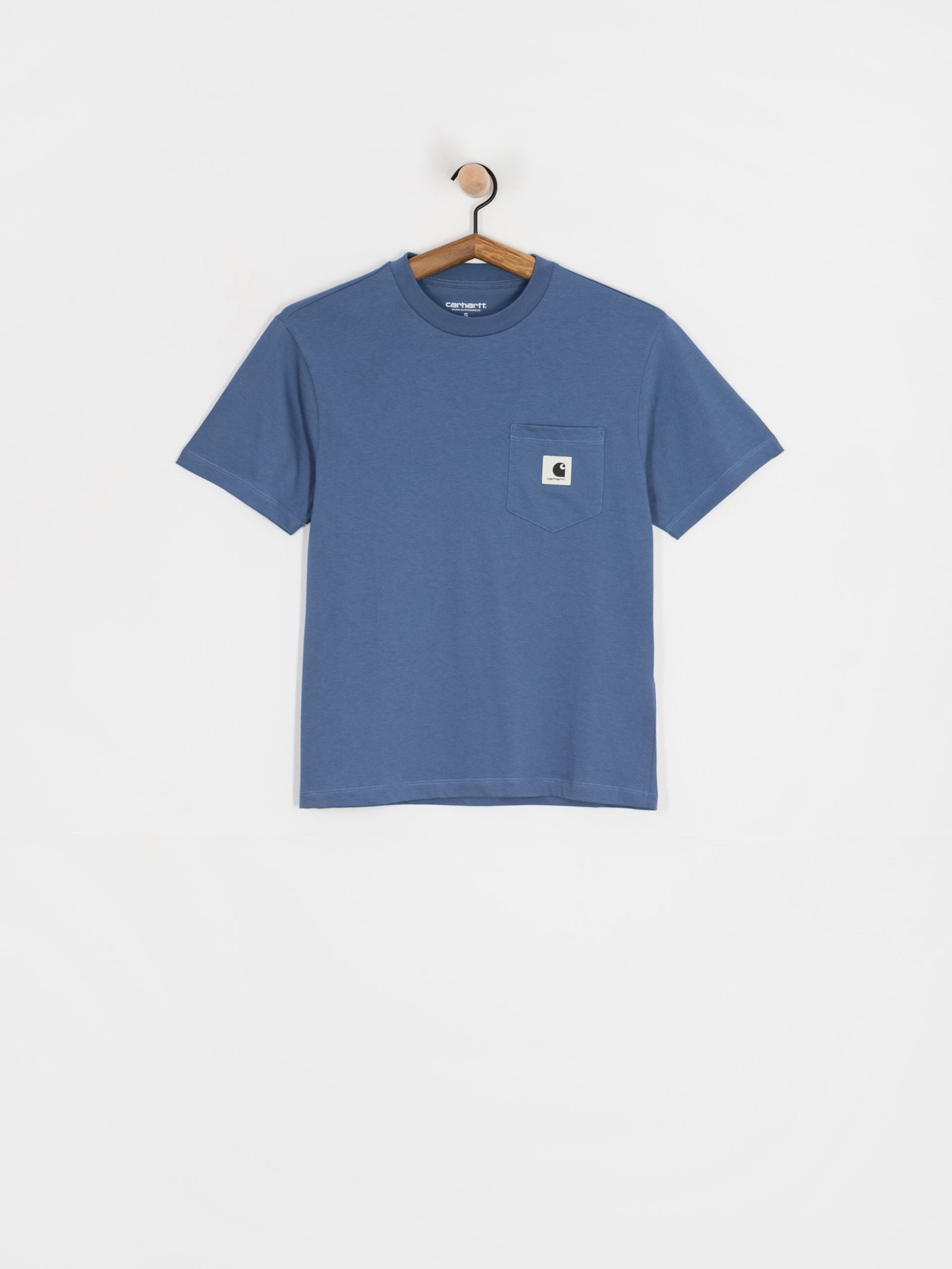 T-shirt Carhartt WIP Pocket Wmn (blue iris)