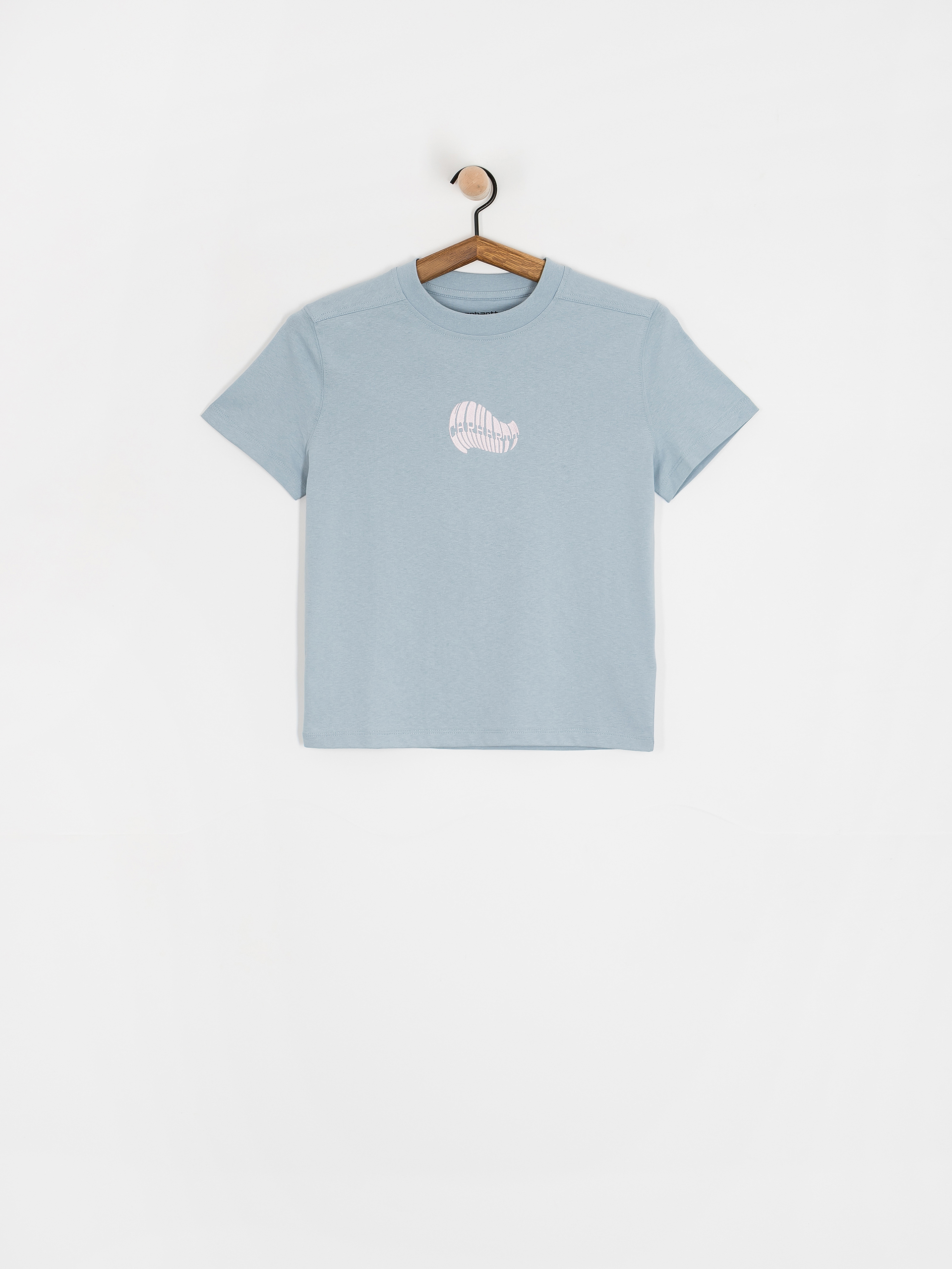 T-shirt Carhartt WIP Psshh Wmn (blue fog/air pink)