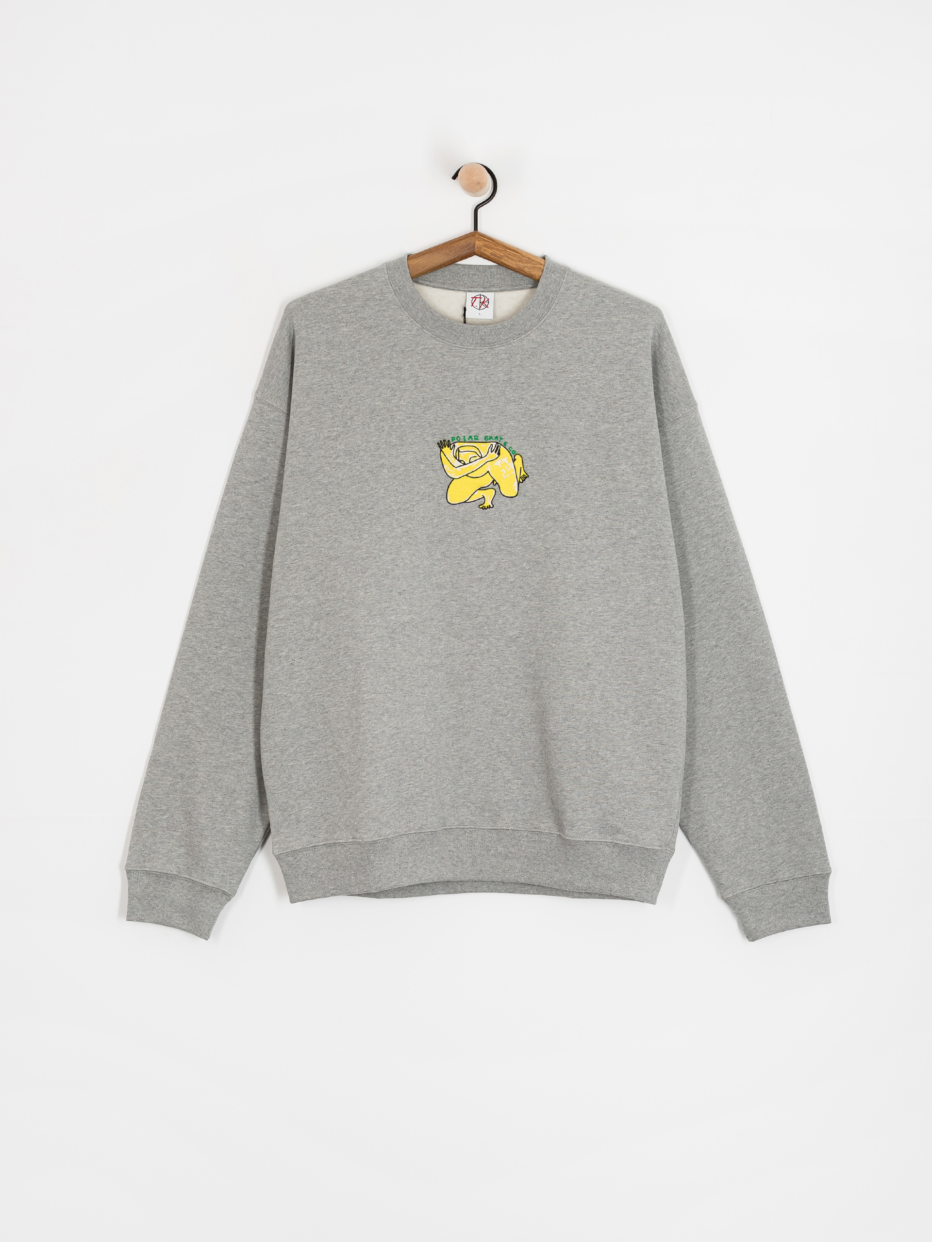 Bluza Polar Skate Dave Crewneck Shy Bow (heather grey)