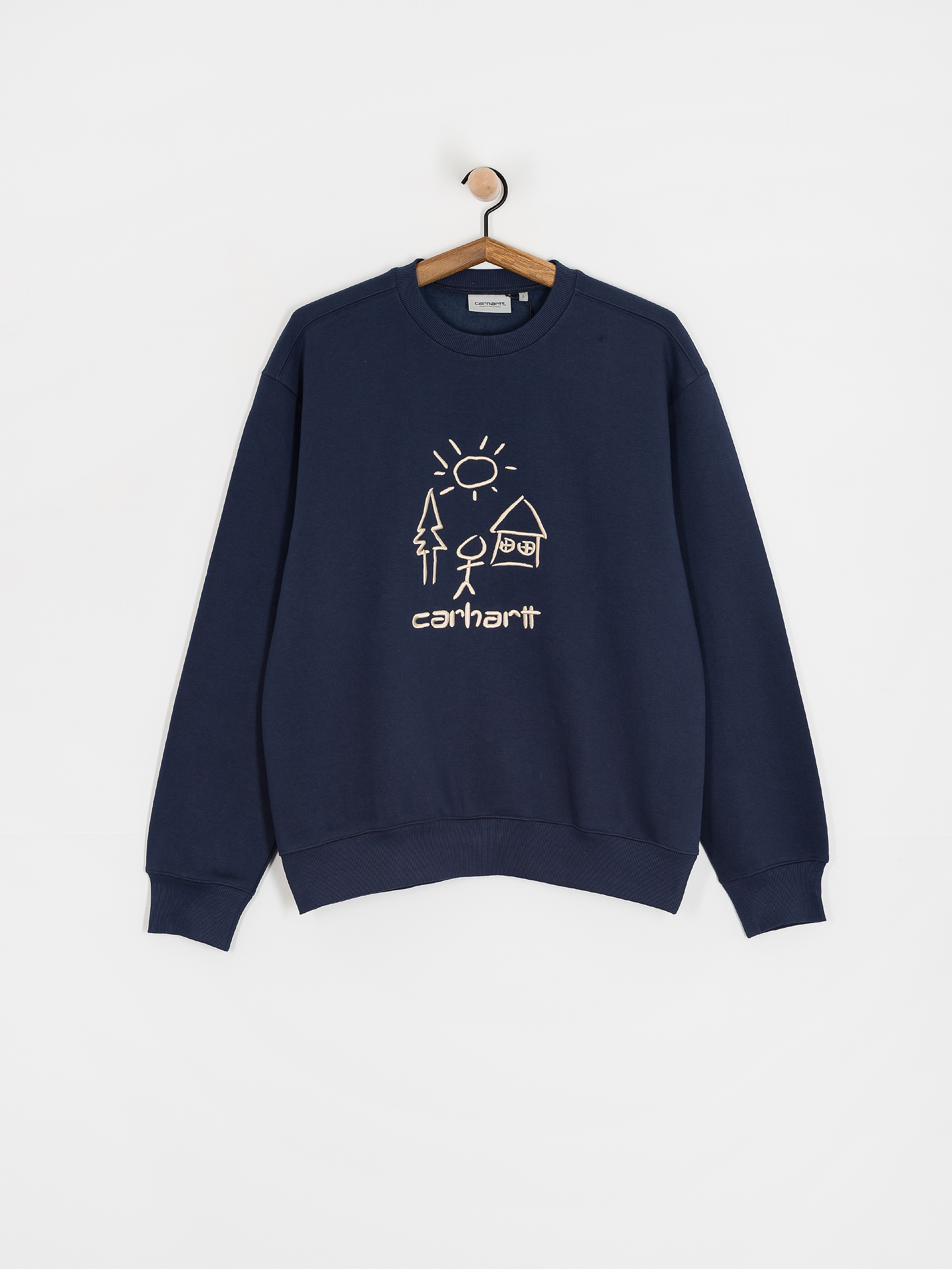 Bluza Carhartt WIP Masterpiece (air force blue/dusty h brown)