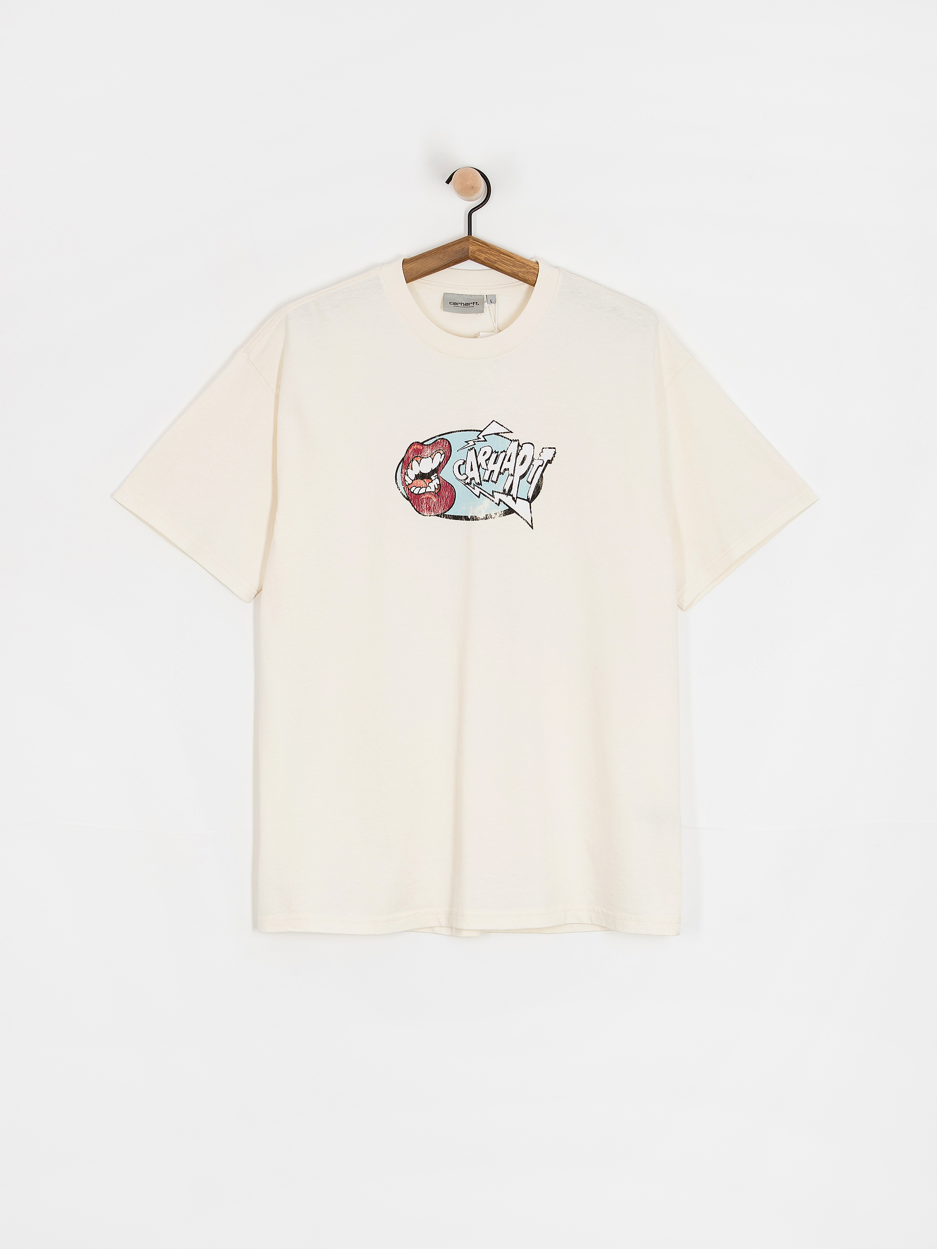 T-shirt Carhartt WIP Louder (wax/heavy enzyme wash)