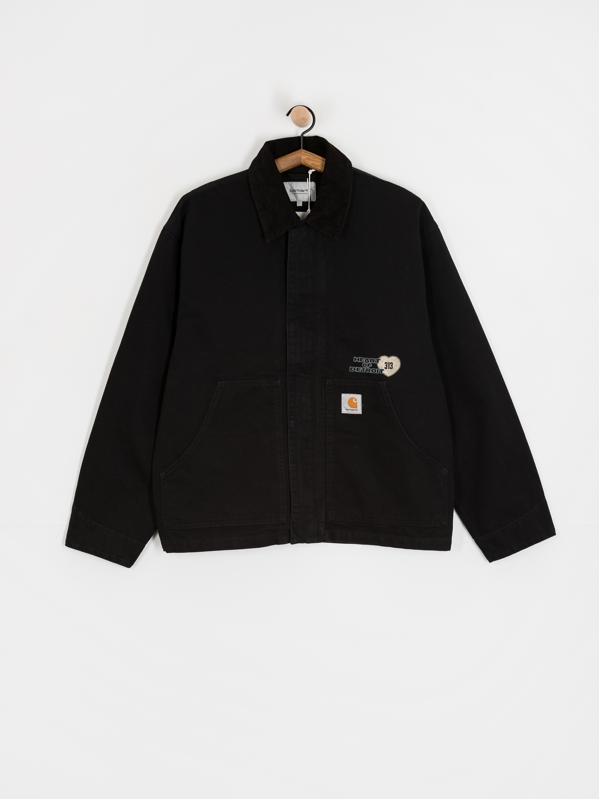 Kurtka Carhartt WIP OG Arcan Graphic (black/black/heavy stone wash)
