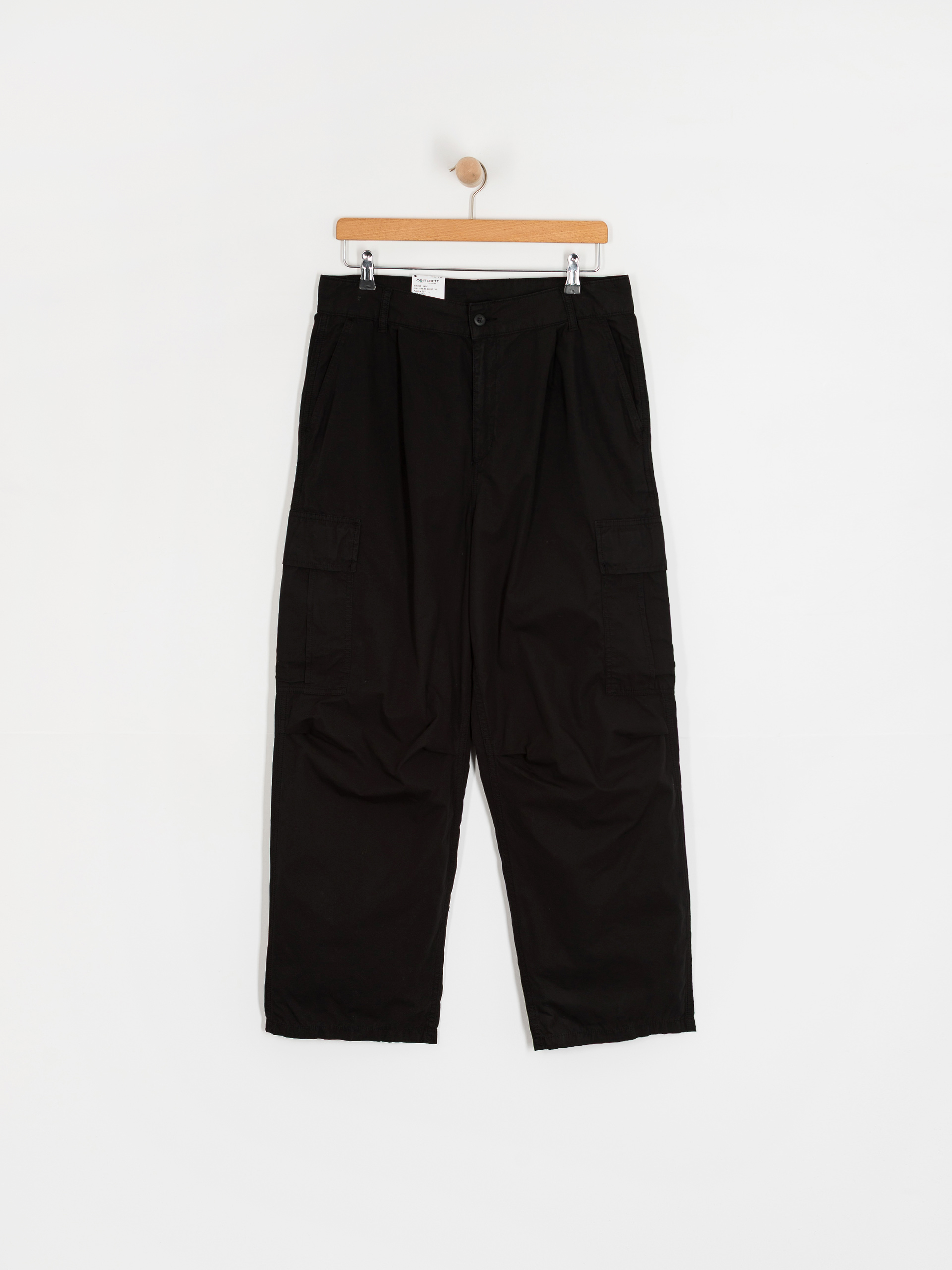 Spodnie Carhartt WIP Cole Cargo (black/garment dyed)