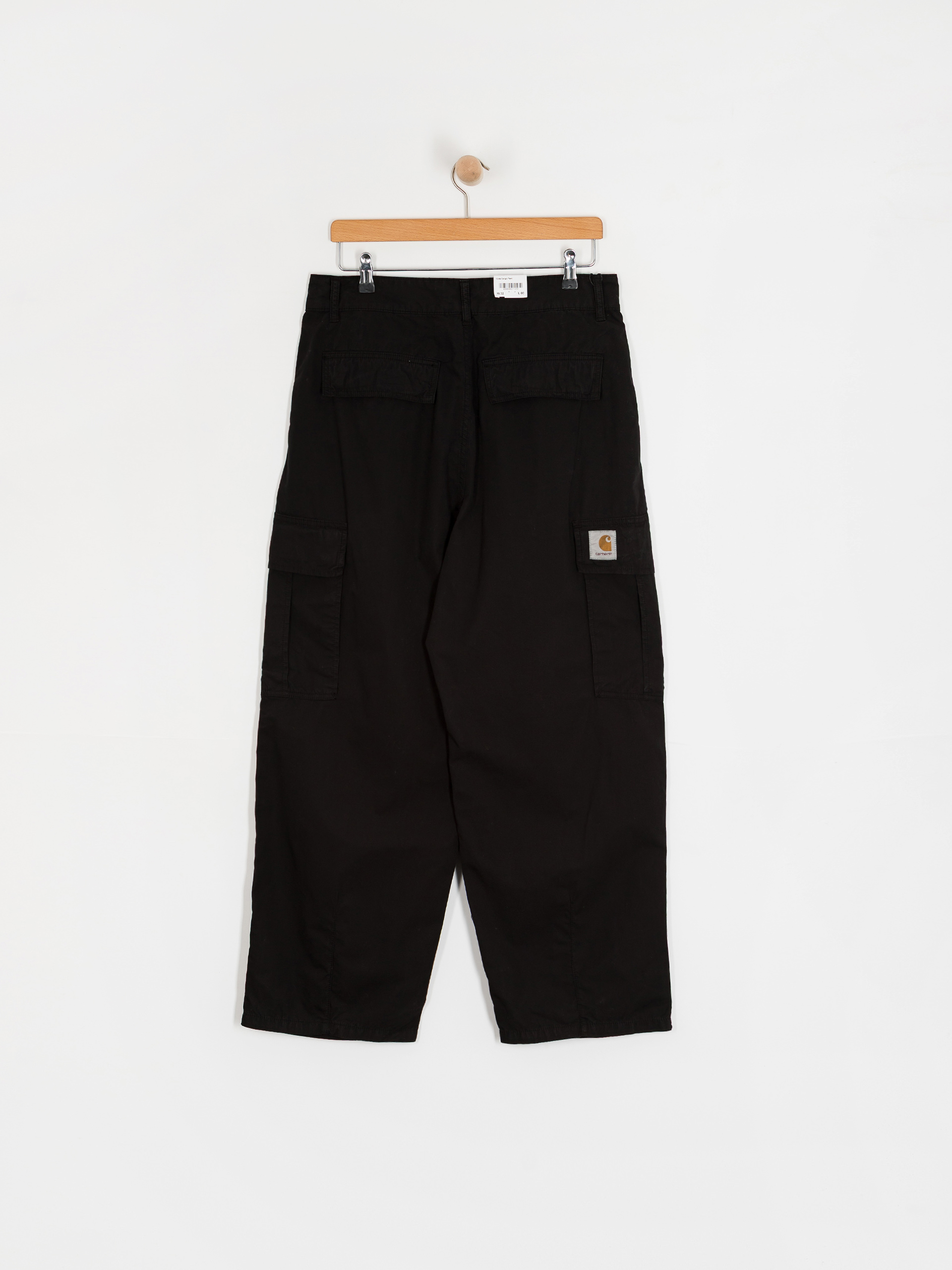 Spodnie Carhartt WIP Cole Cargo (black/garment dyed)