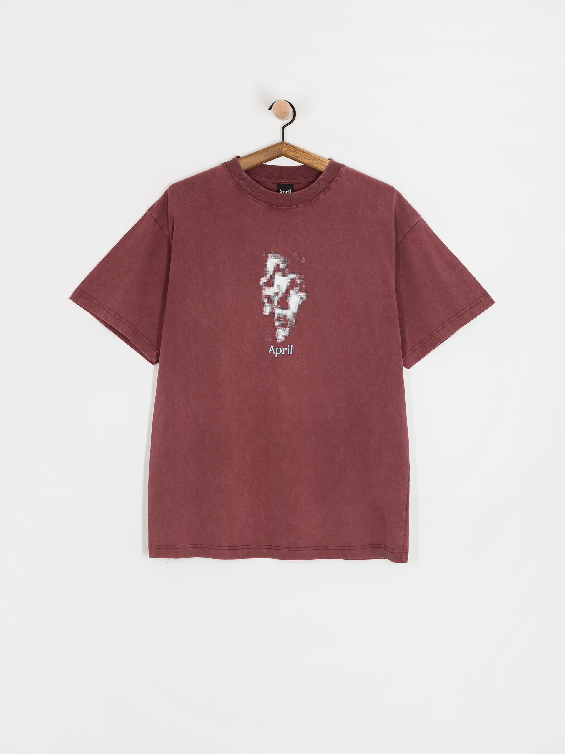 T-shirt April Skateboards Two Face (mahogany)
