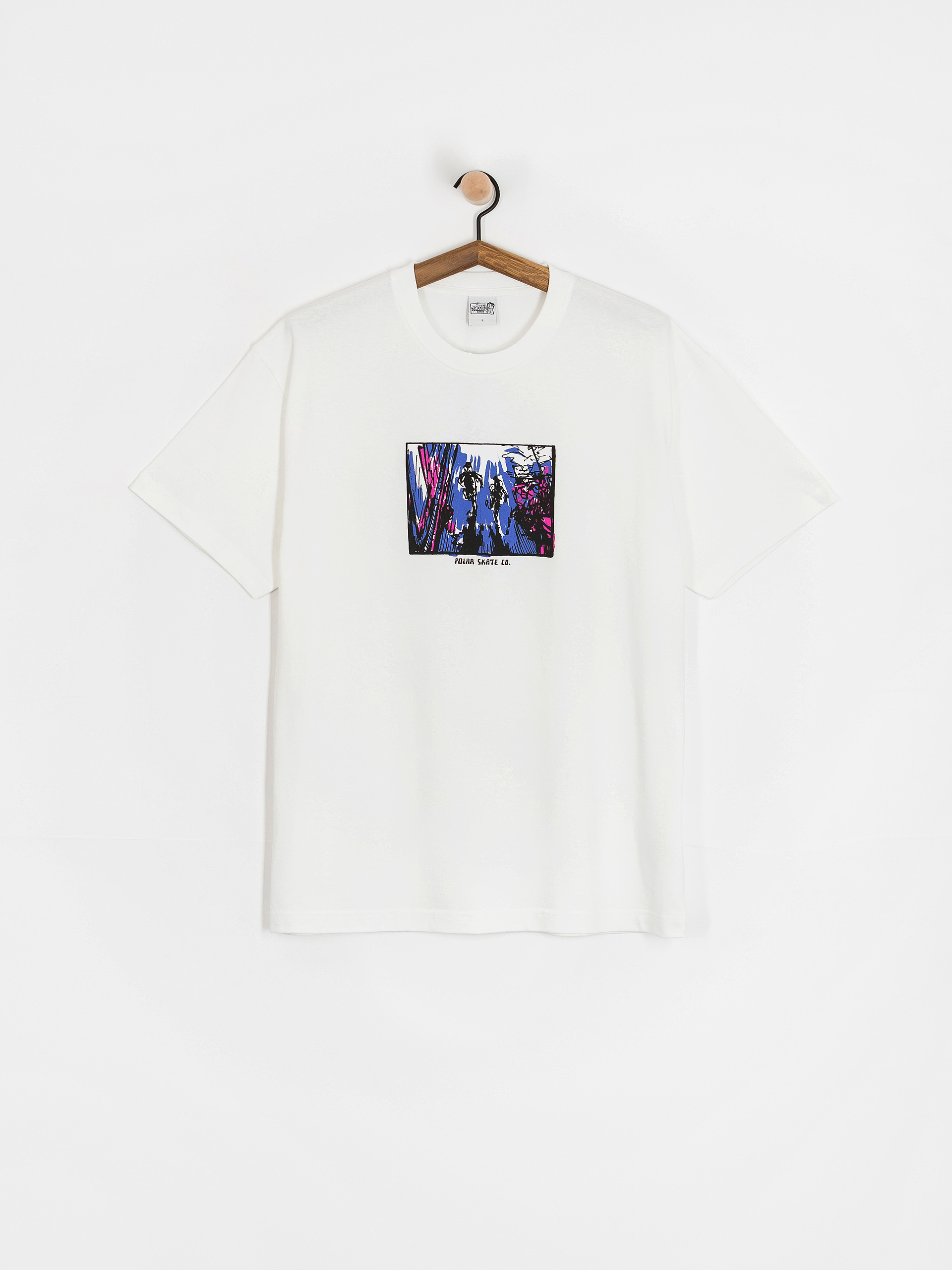 T-shirt Polar Skate Running (white)