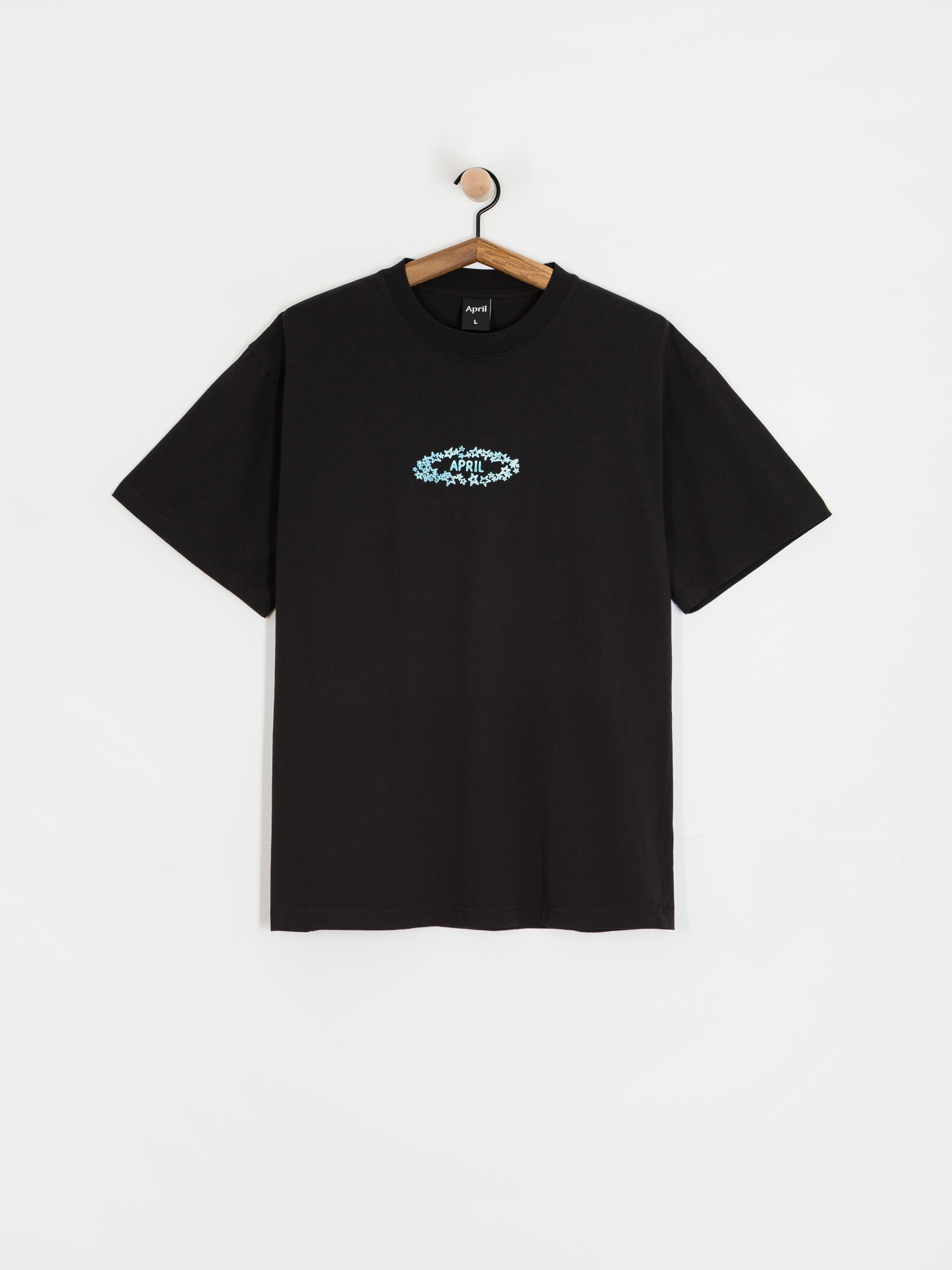 T-shirt April Skateboards Stars (black)