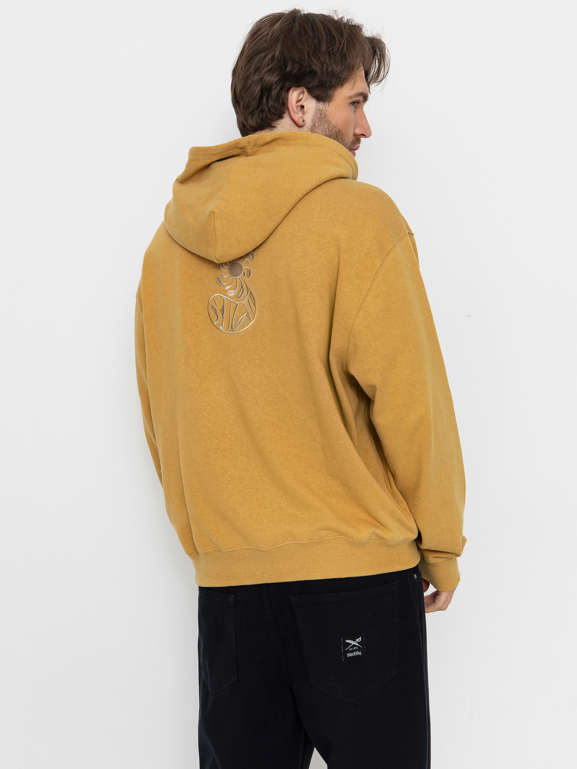 Bluza z kapturem RVCA La Wave HD (ochre)