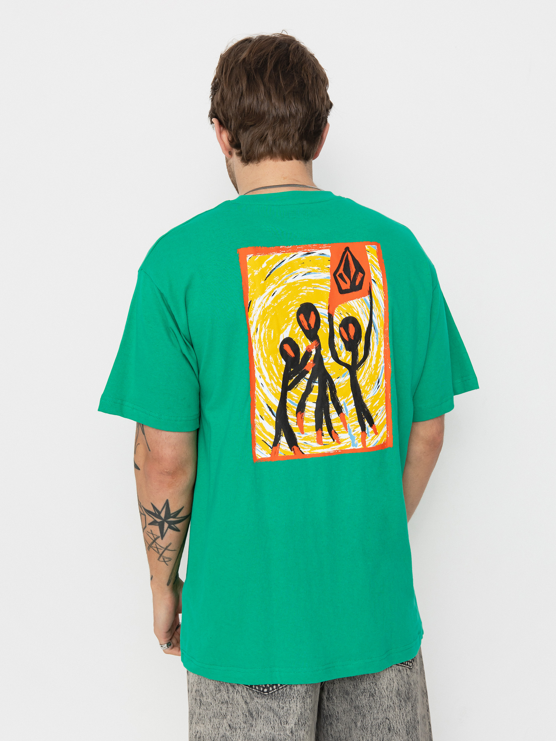 T-shirt Volcom Gonyvaders Lse (mint)