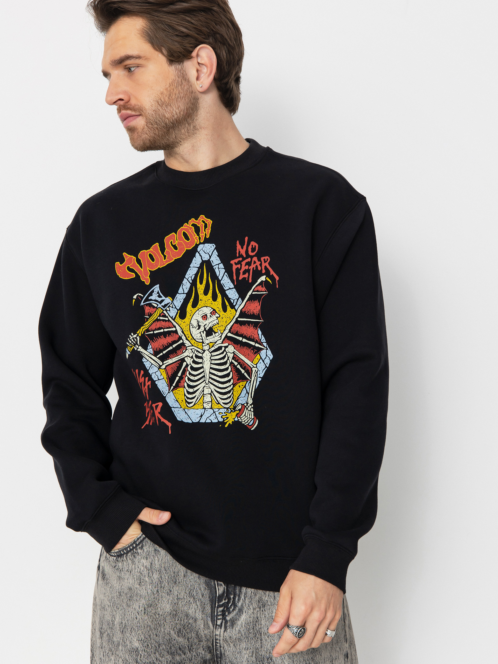 Bluza Volcom Noder Crew (black)