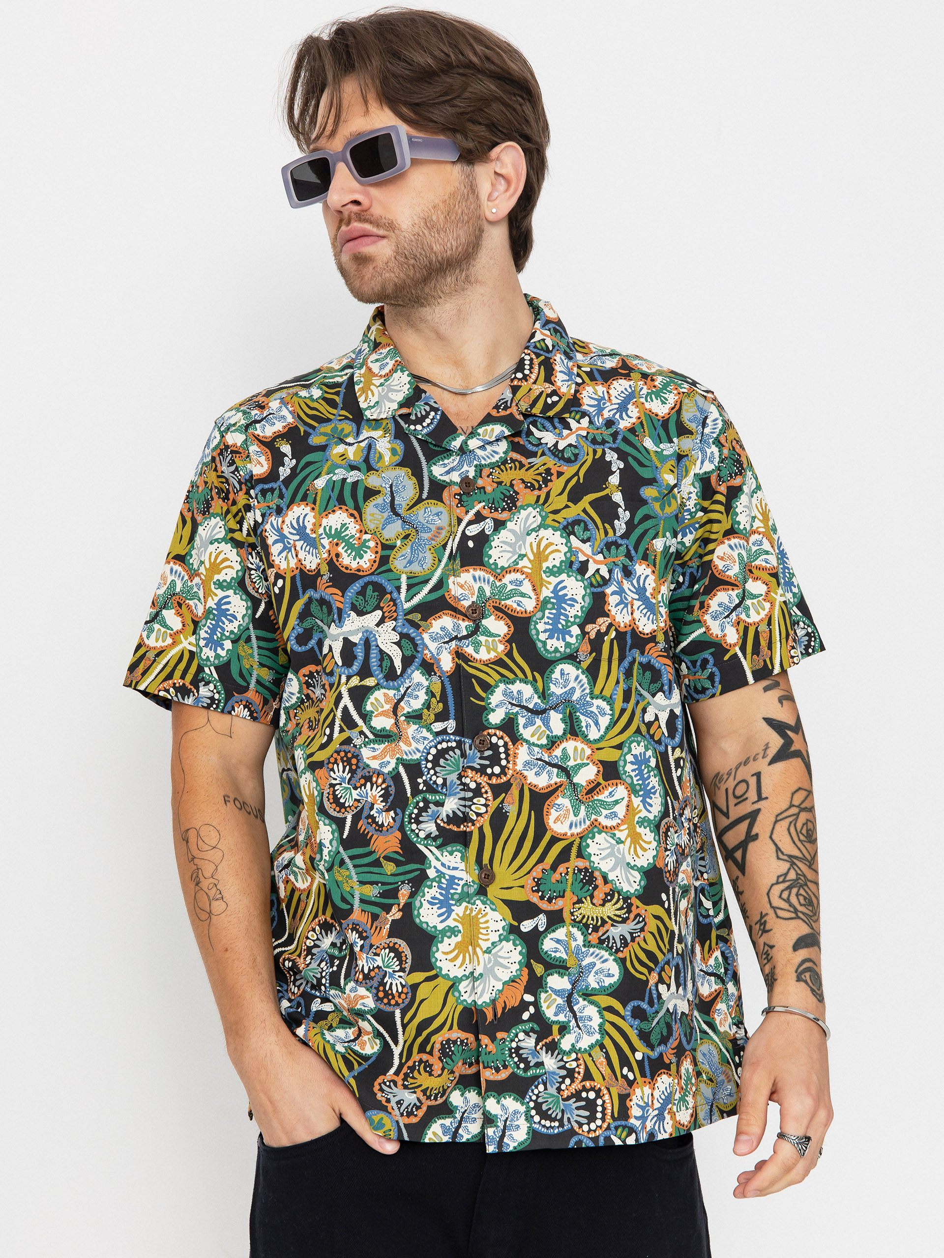 Koszula Patagonia Tidal Threads Camp (undersea/ink black)