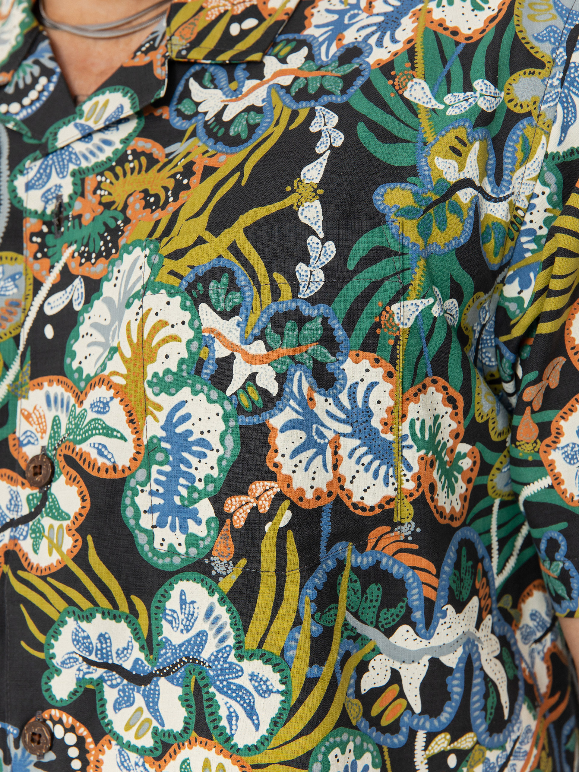 Koszula Patagonia Tidal Threads Camp (undersea/ink black)