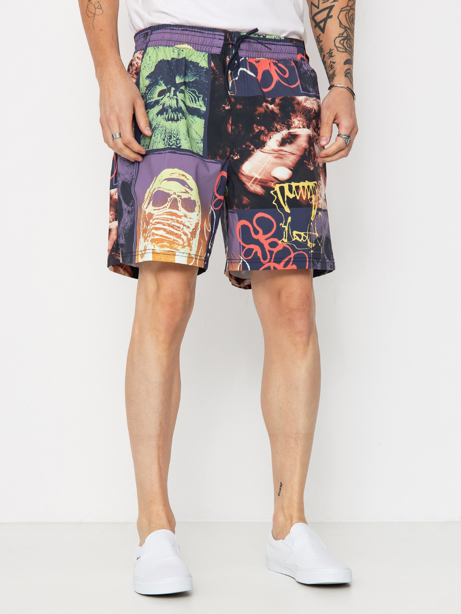 Szorty Vans Primary Crazy Print Loose Elastic (parisian night)