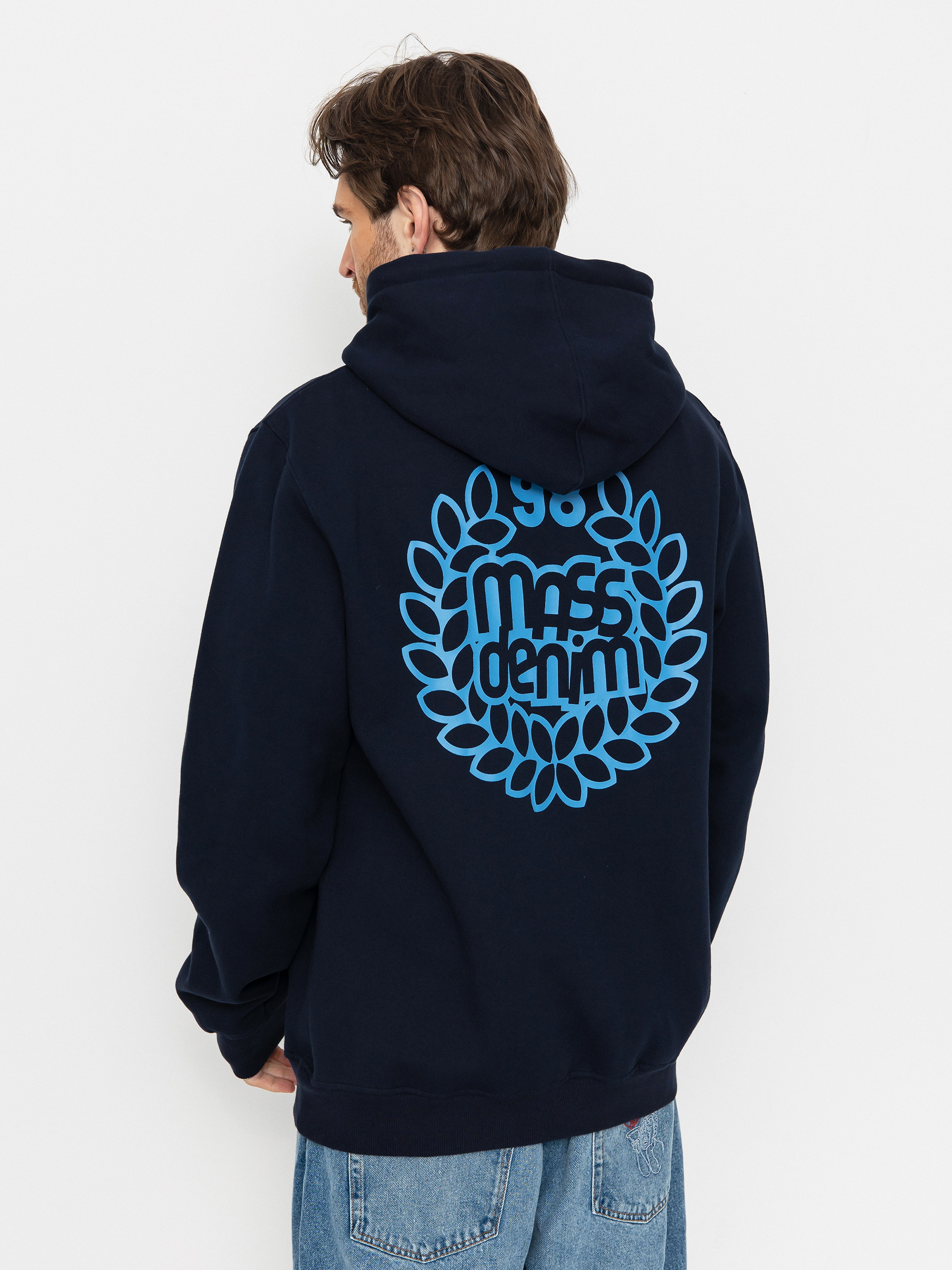 Bluza z kapturem MassDnm Base Back HD (navy)