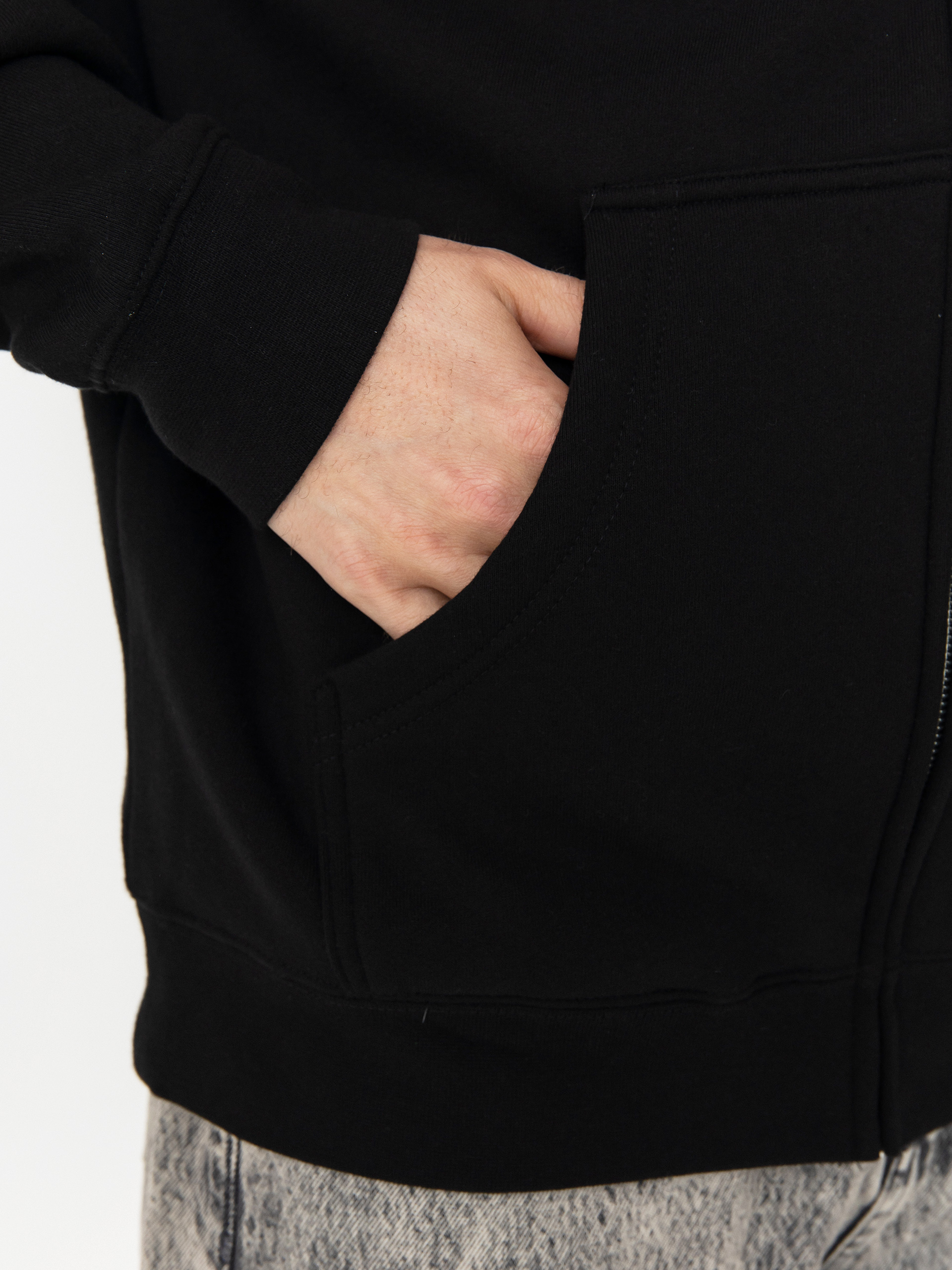 Bluza z kapturem Krooked Necroshmoo ZHD (black/cream yellow & orange prints)