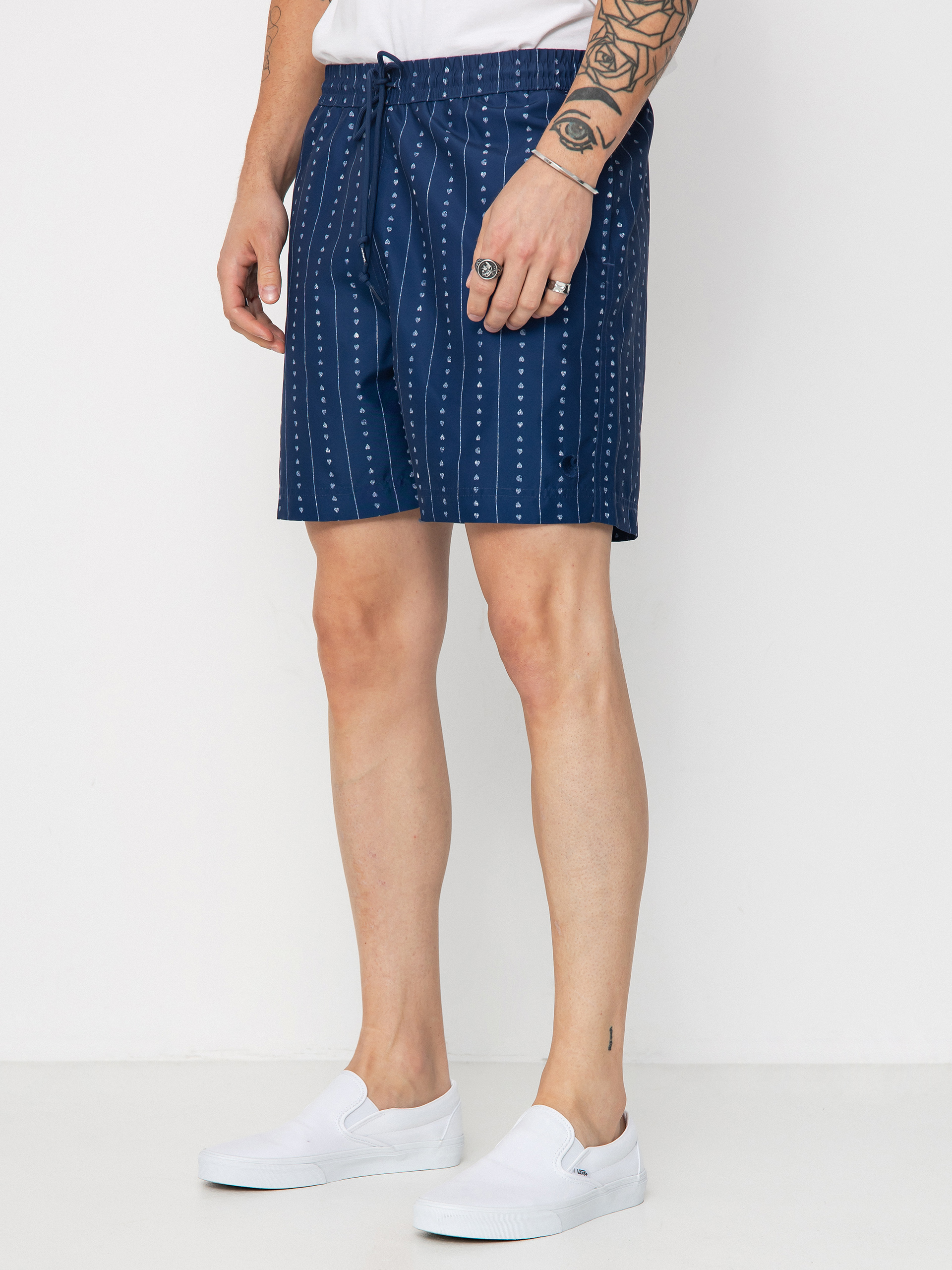 Szorty Carhartt WIP Chase Swim (heart c pinstripe/ink/natural)