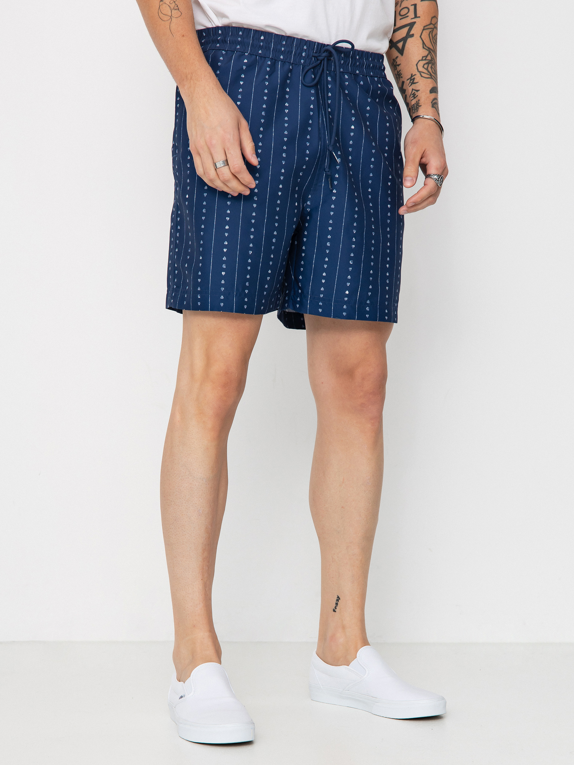 Szorty Carhartt WIP Chase Swim (heart c pinstripe/ink/natural)