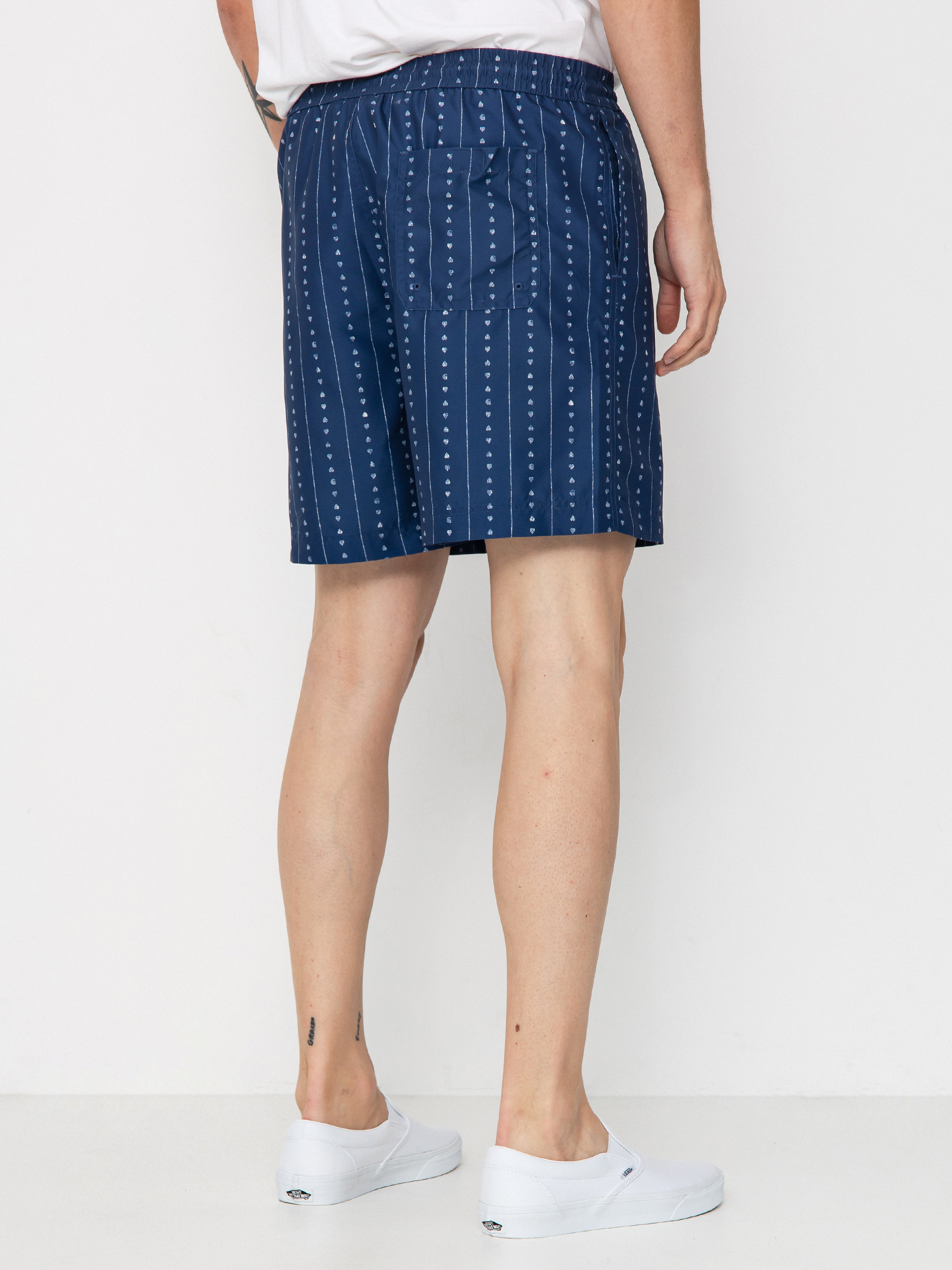 Szorty Carhartt WIP Chase Swim (heart c pinstripe/ink/natural)
