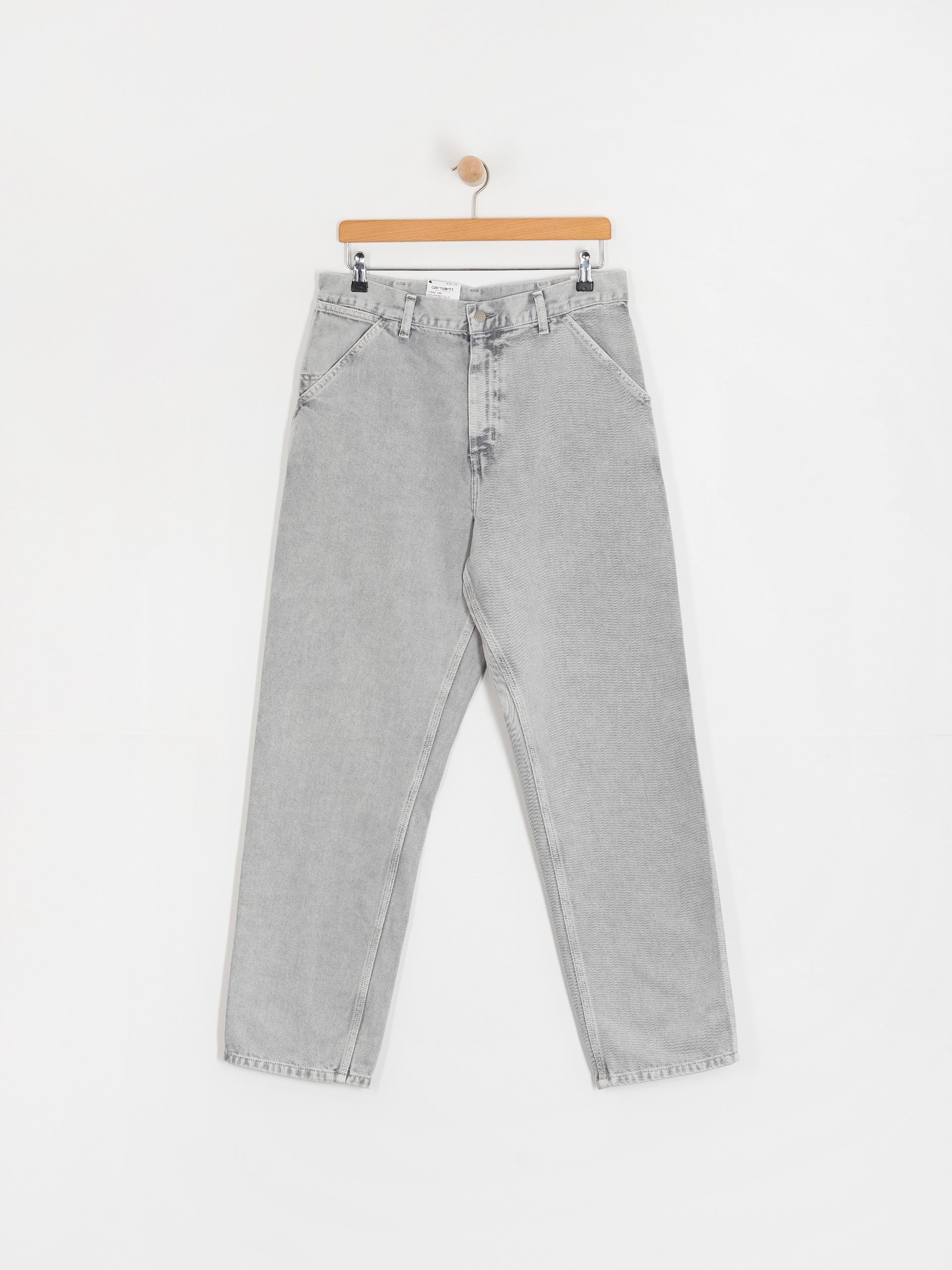 Spodnie Carhartt WIP Single Knee (black/chalk wash)