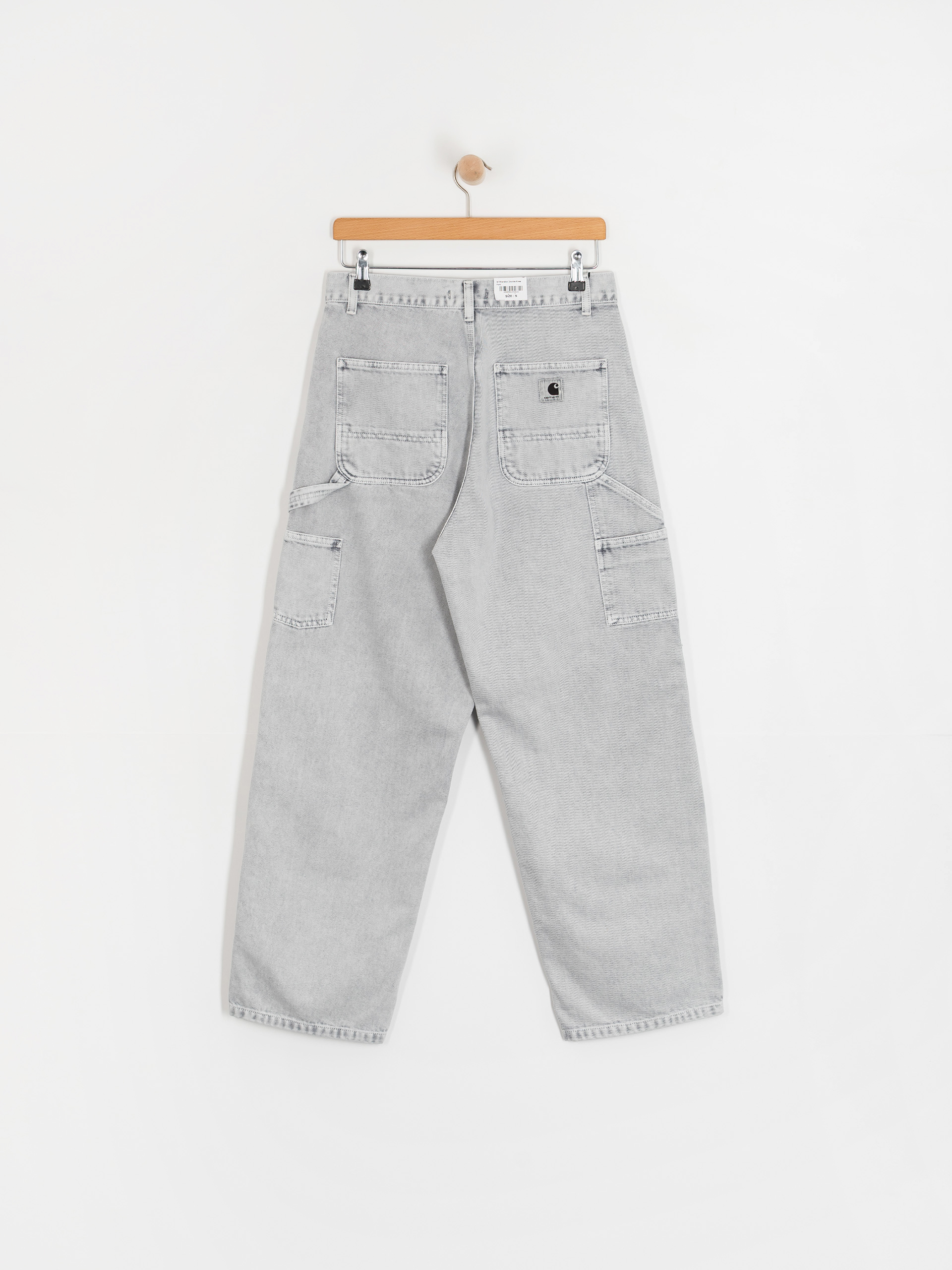 Spodnie Carhartt WIP Brandon Double Knee Wmn (black/chalk wash)