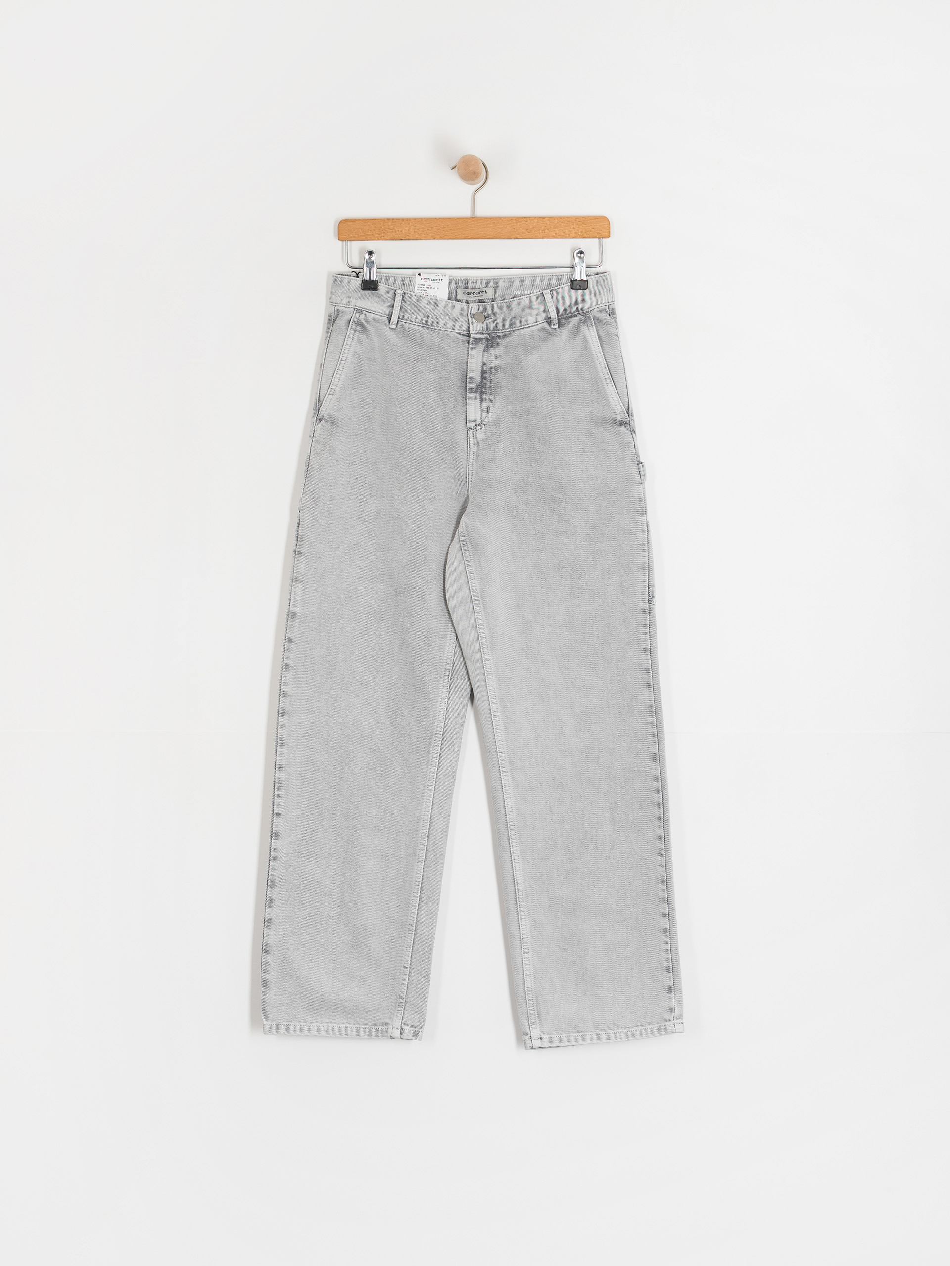 Spodnie Carhartt WIP Pierce Straight Wmn (black/chalk wash)