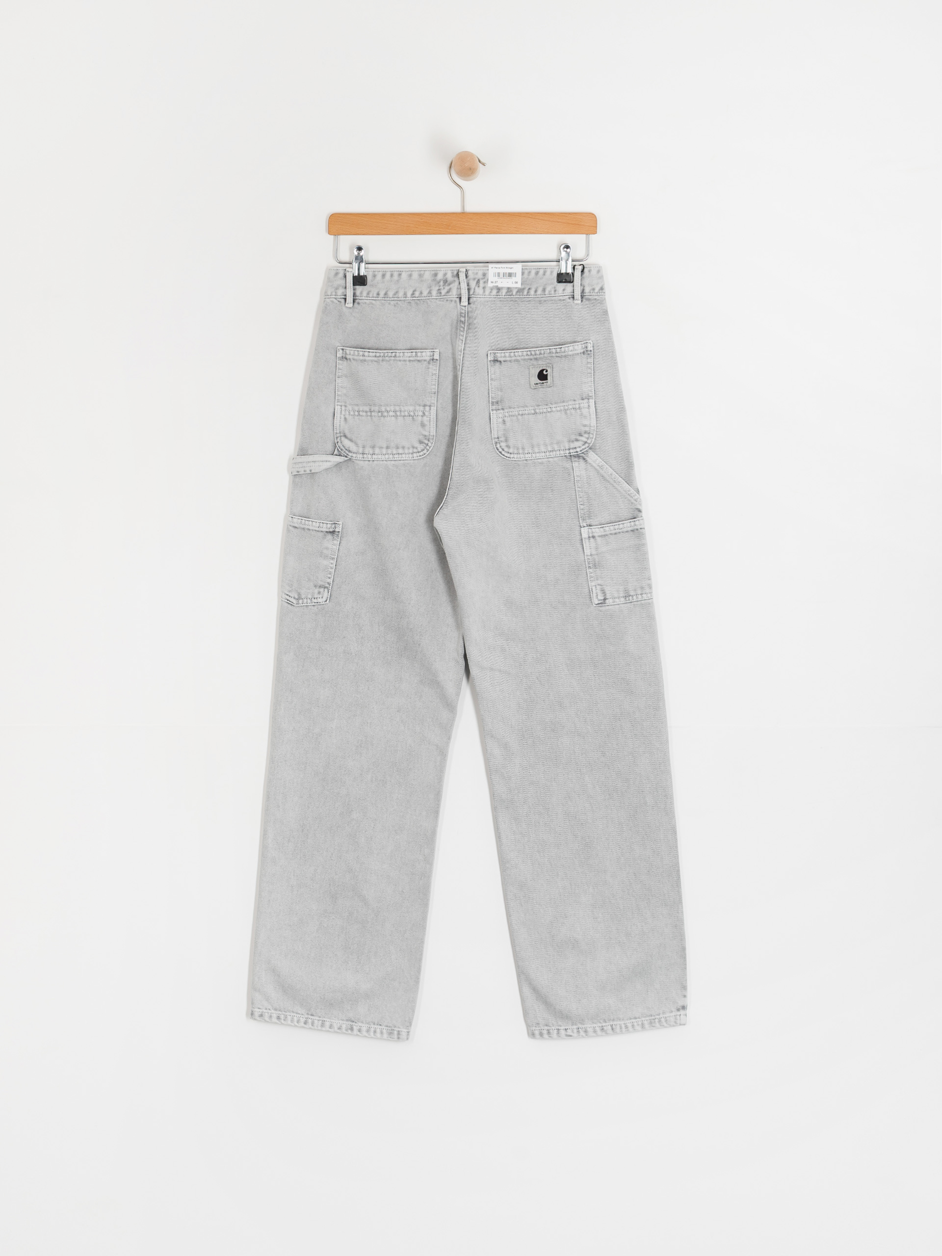 Spodnie Carhartt WIP Pierce Straight Wmn (black/chalk wash)