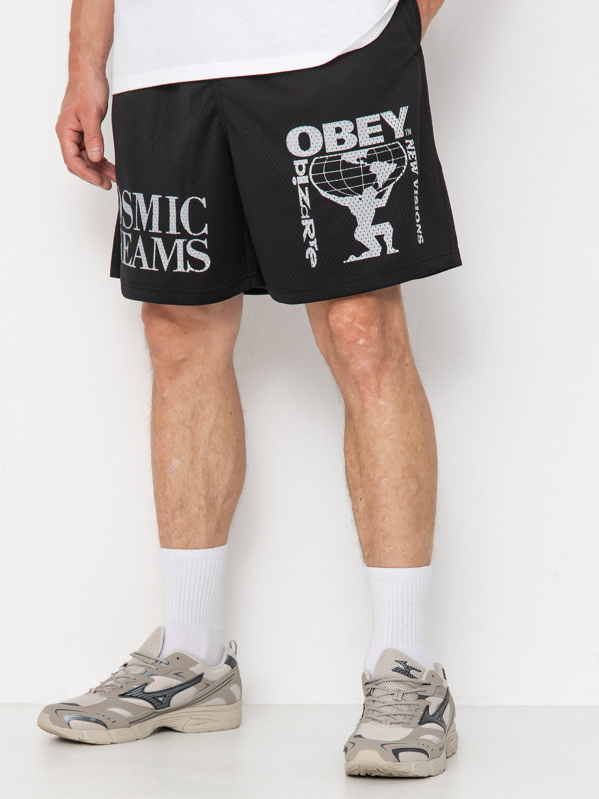 Szorty OBEY Easy Cosmic Dreams Mesh (black)