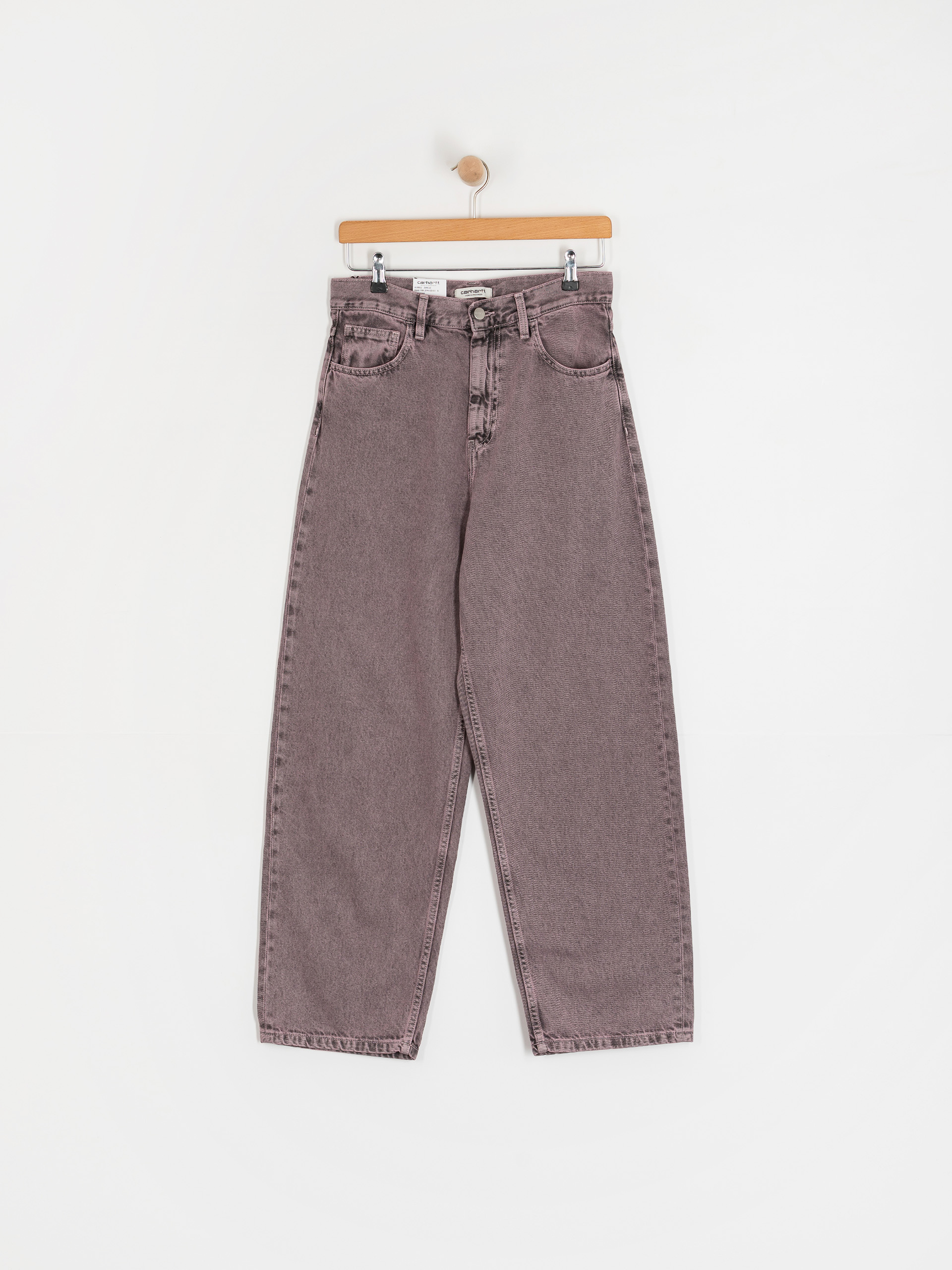 Spodnie Carhartt WIP Brandon Wmn (black/hortensia/garment dyed)