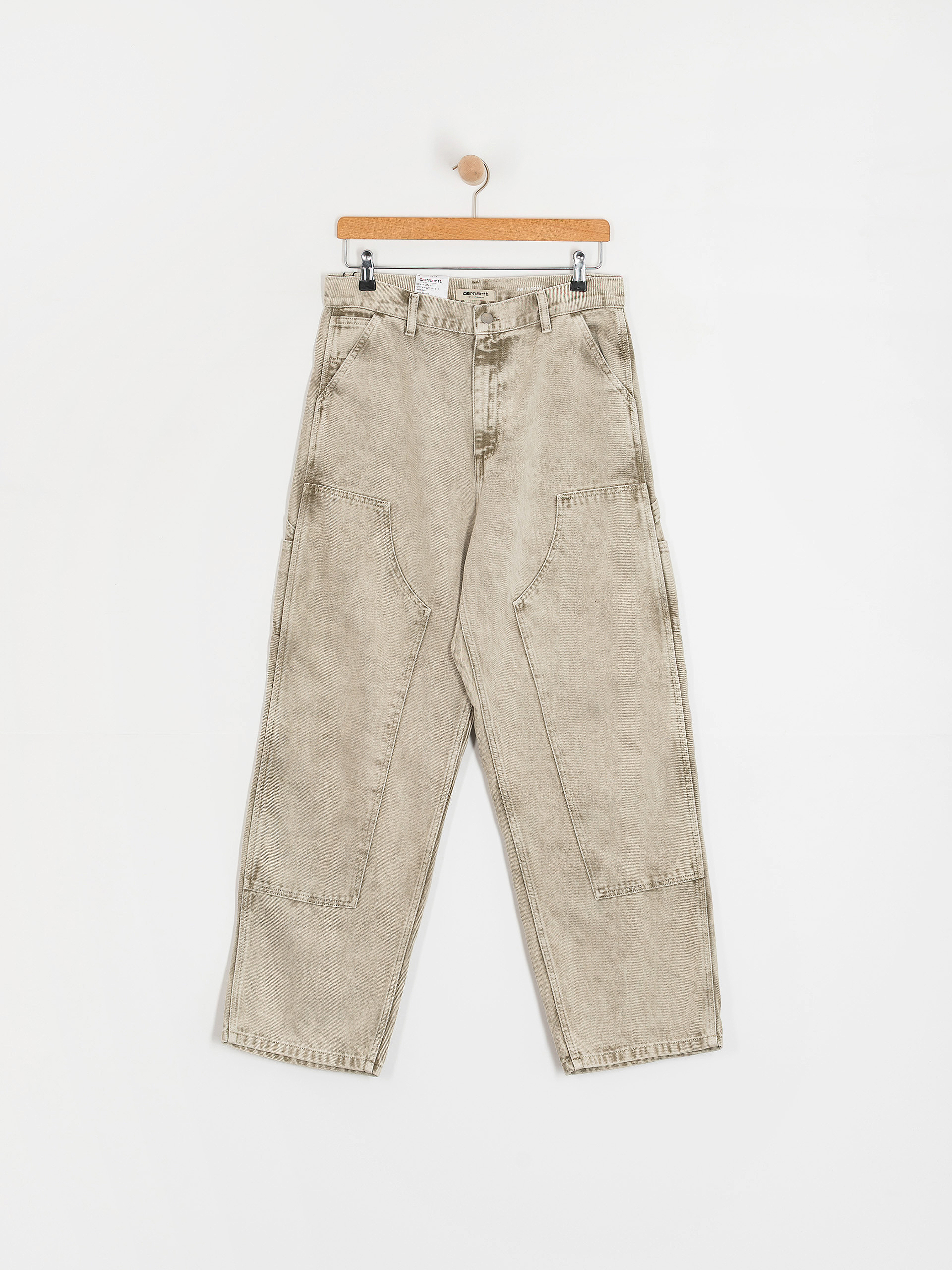 Spodnie Carhartt WIP Brandon Double Knee Wmn (opuntia/chalk wash)