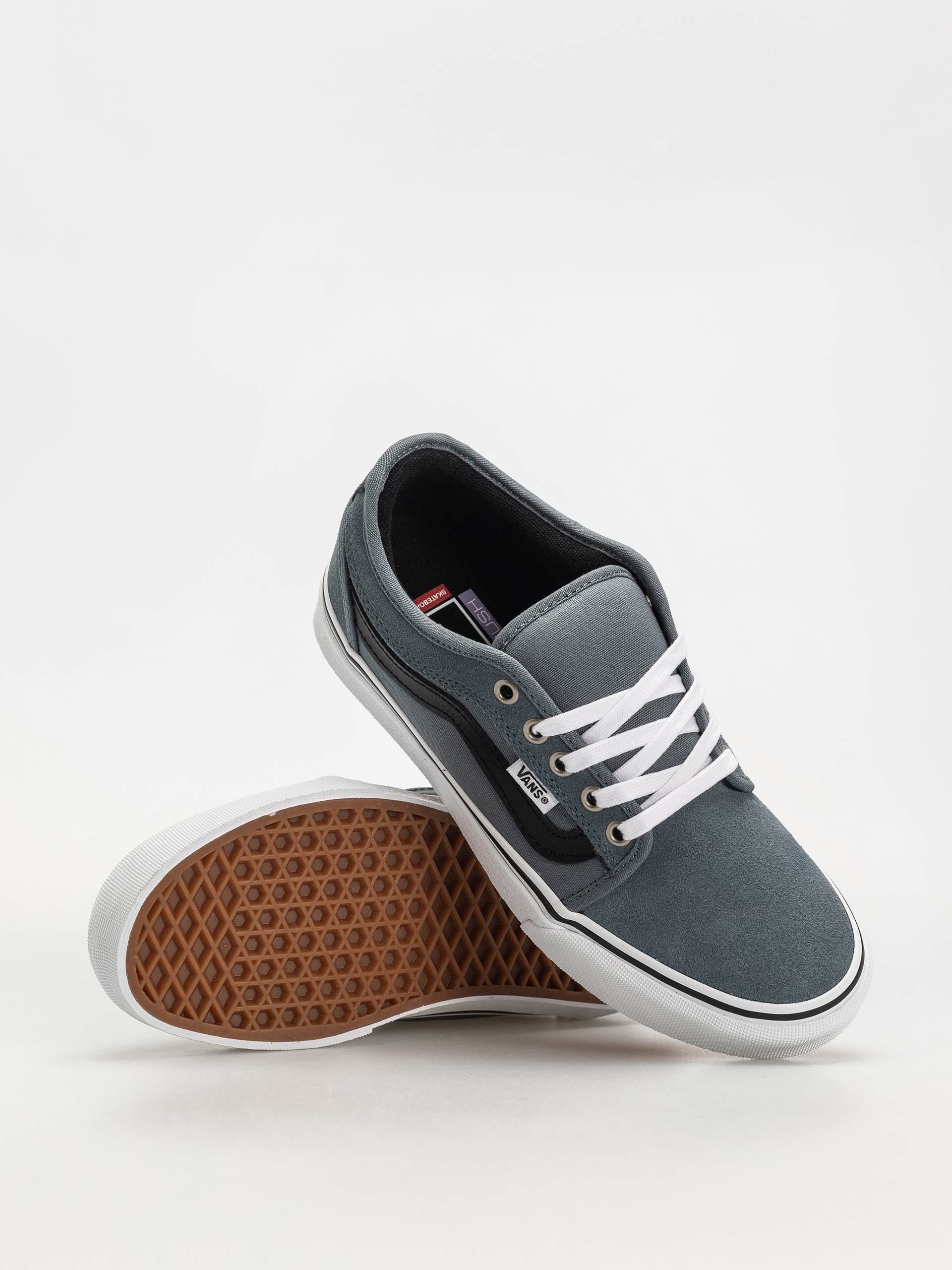 Buty Vans Skate Chukka Low Sidestripe (black/slate blue)