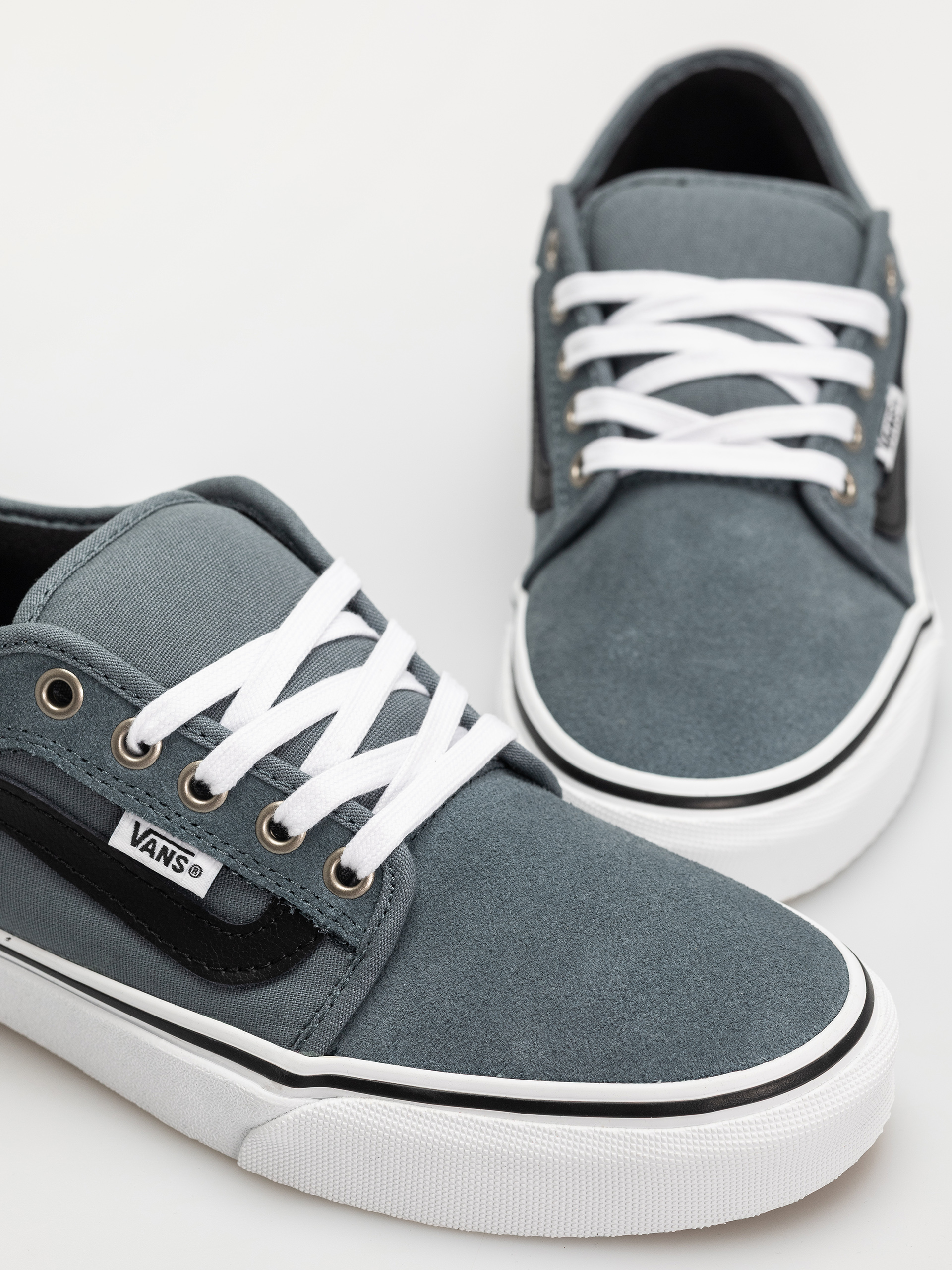 Buty Vans Skate Chukka Low Sidestripe (black/slate blue)