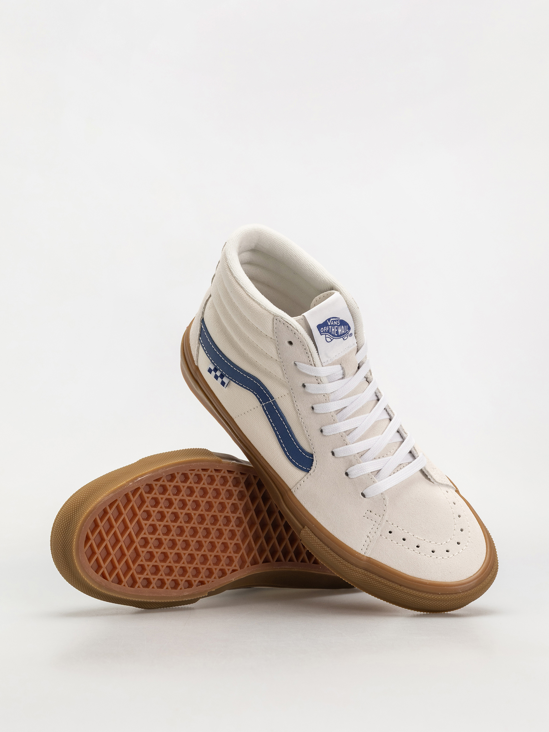 Buty Vans Skate Sk8 Hi (marshmallow/blue/gum)