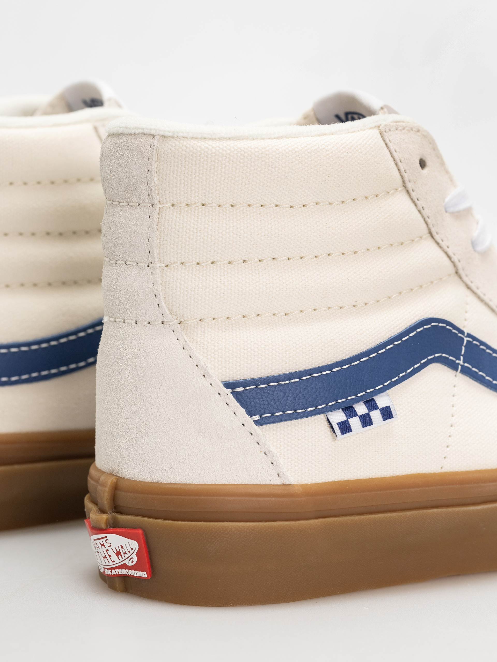 Buty Vans Skate Sk8 Hi (marshmallow/blue/gum)