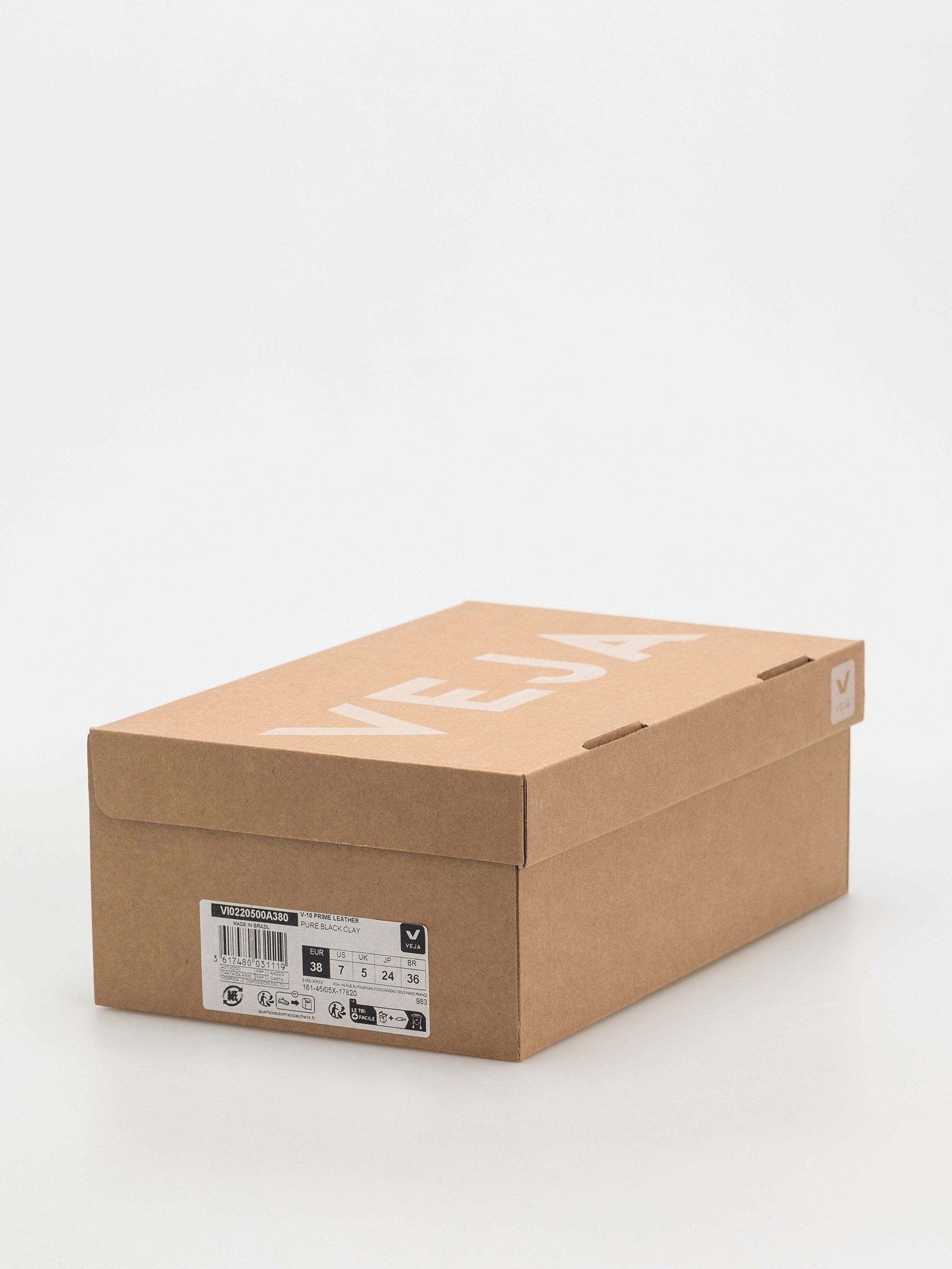 Buty Veja V-10 Wmn (pure black clay)