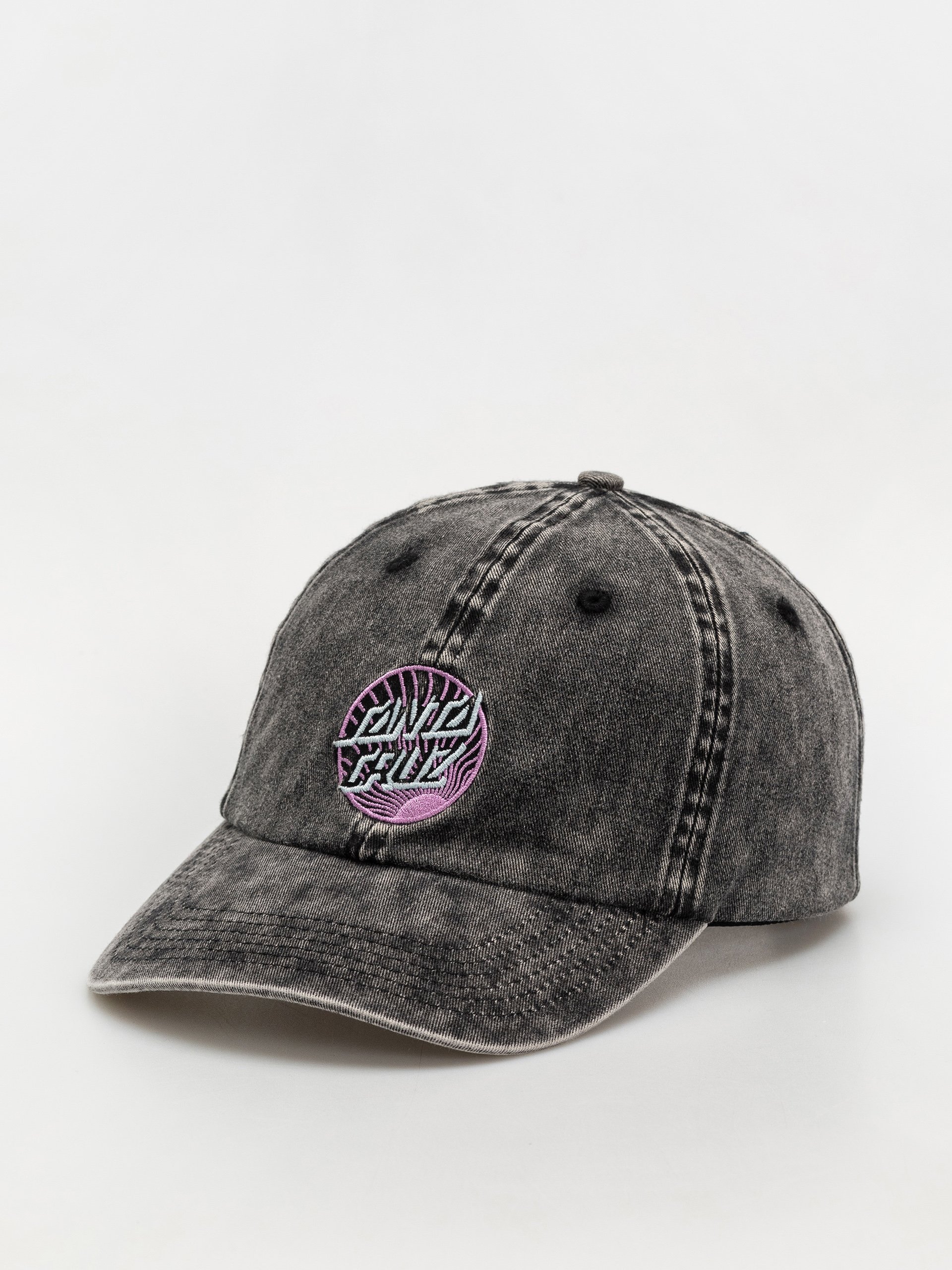 Czapka z daszkiem Santa Cruz Retreat Dot Wmn (black/acid wash)