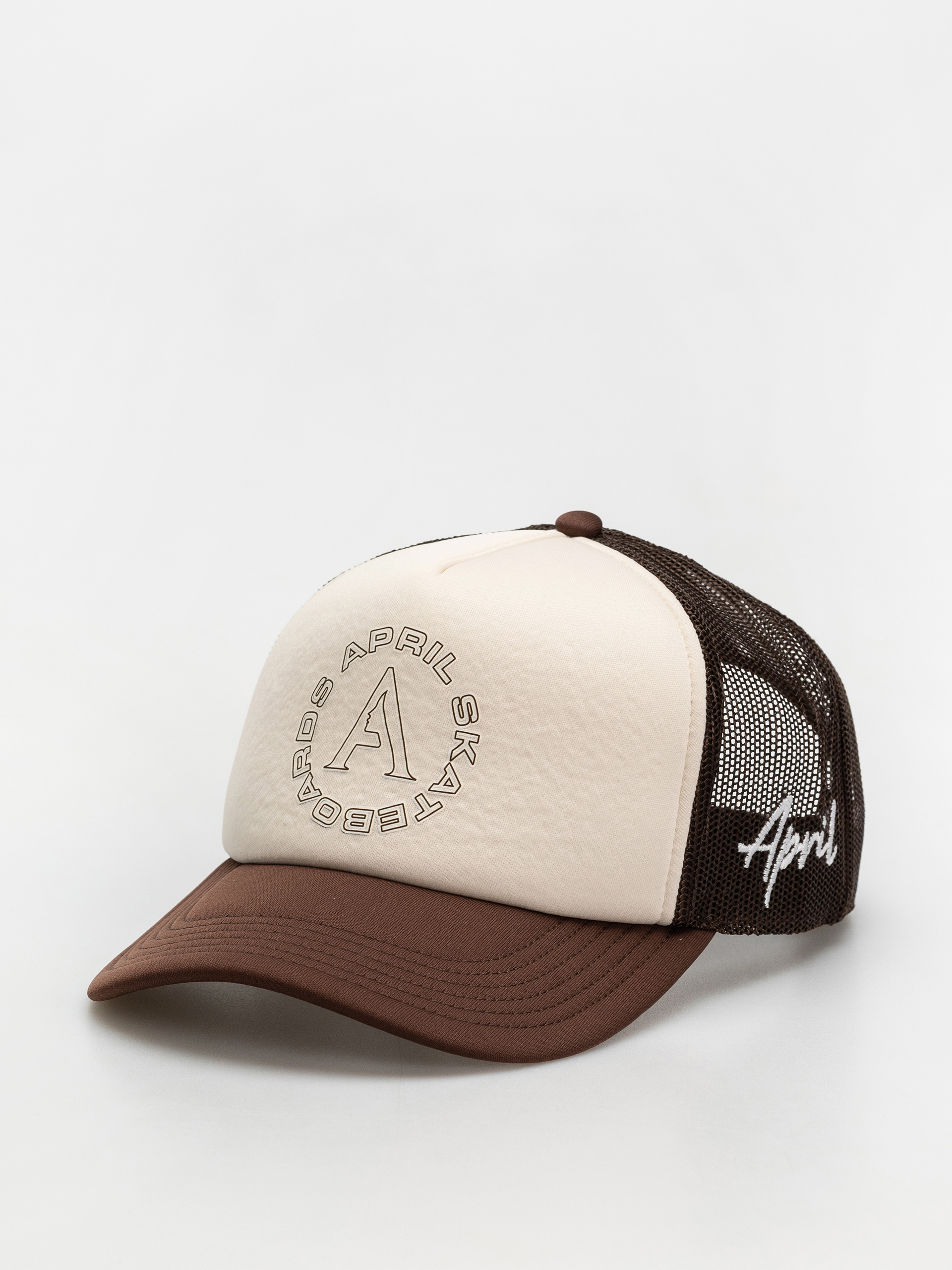 Czapka z daszkiem April Skateboards Full Circle Trucker (brown)