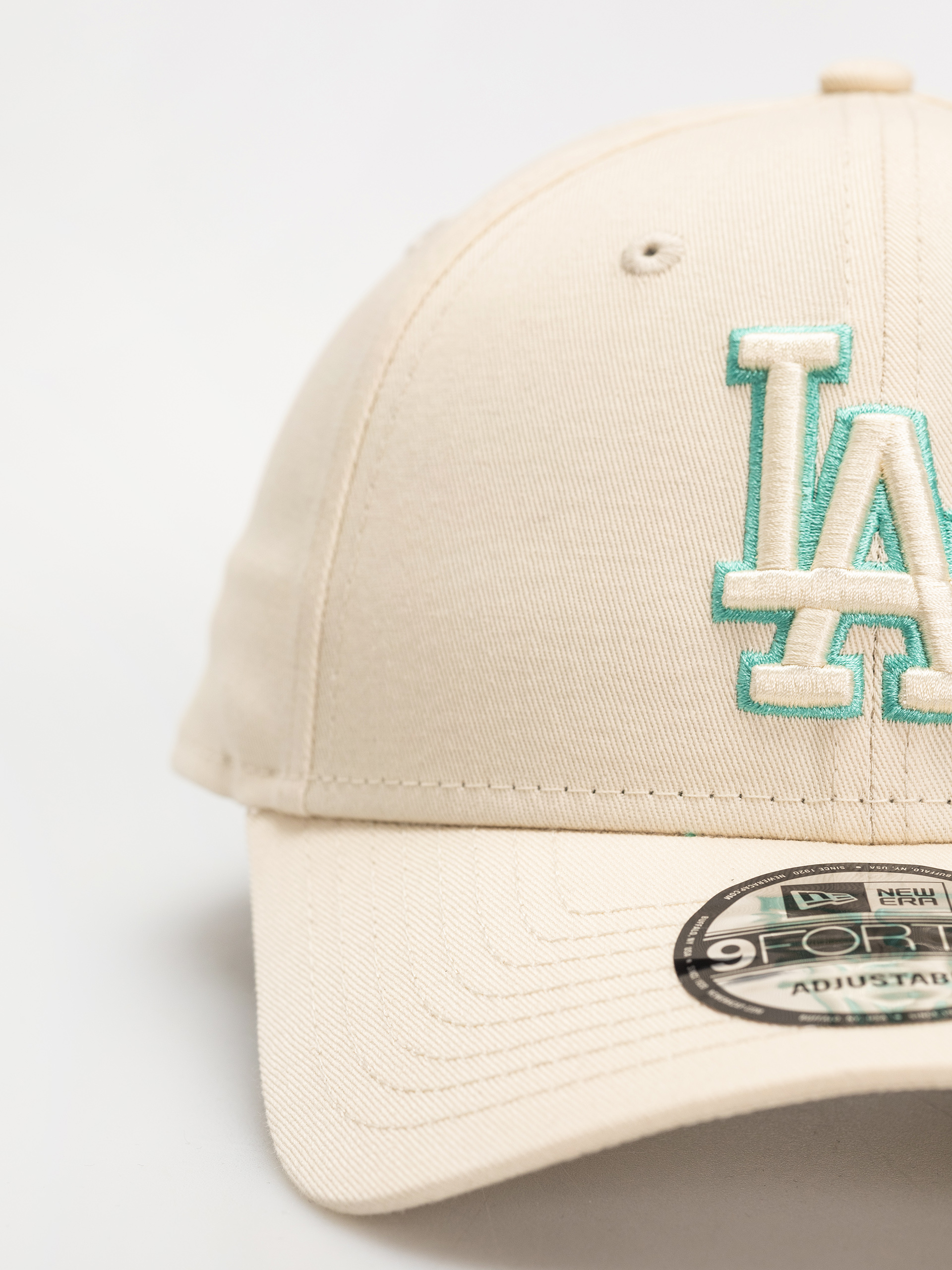Czapka z daszkiem New Era Team Outline 9Forty Los Angeles Dodgers (cream)