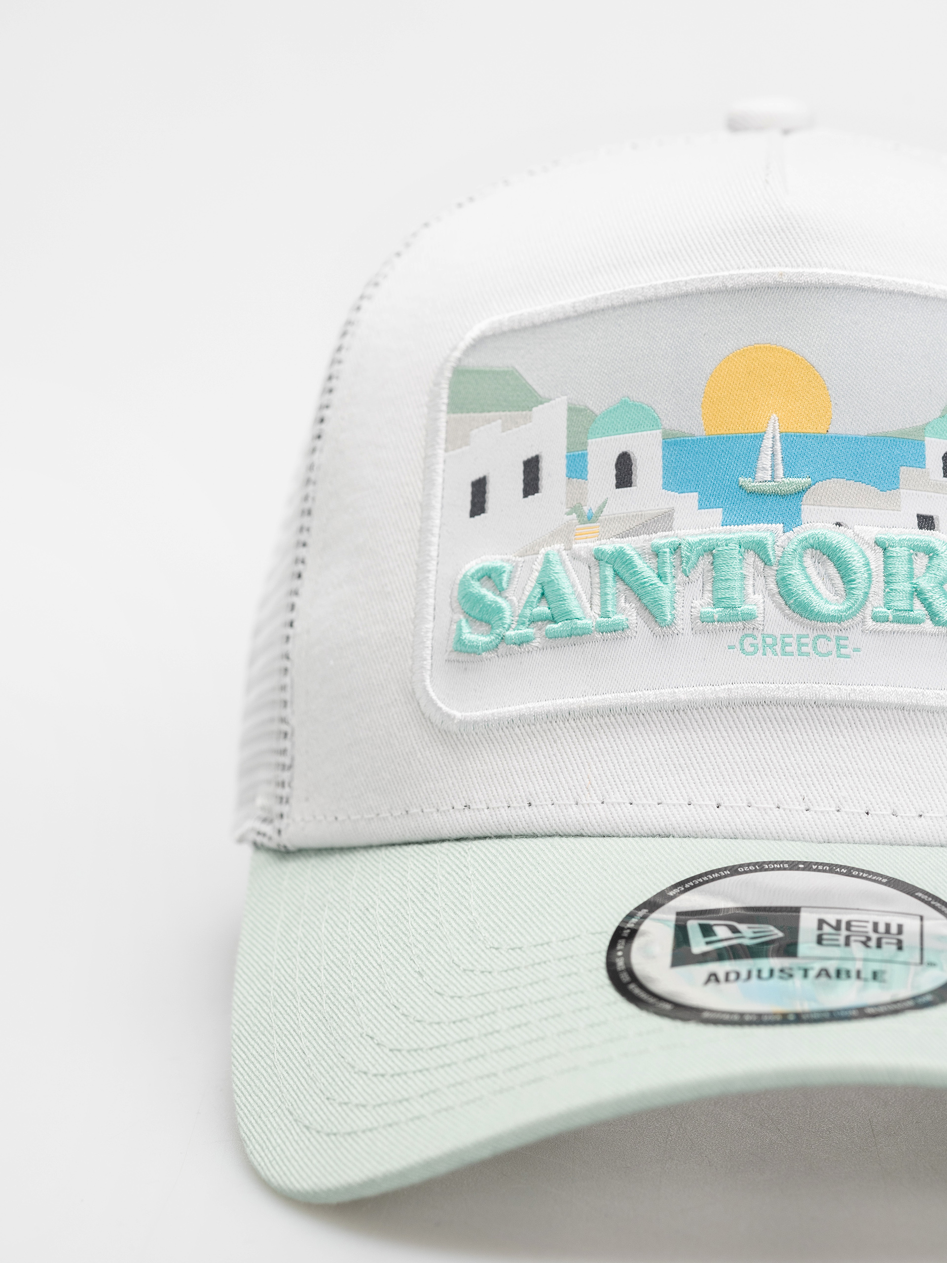 Czapka z daszkiem New Era Summer Trucker (mint/white)