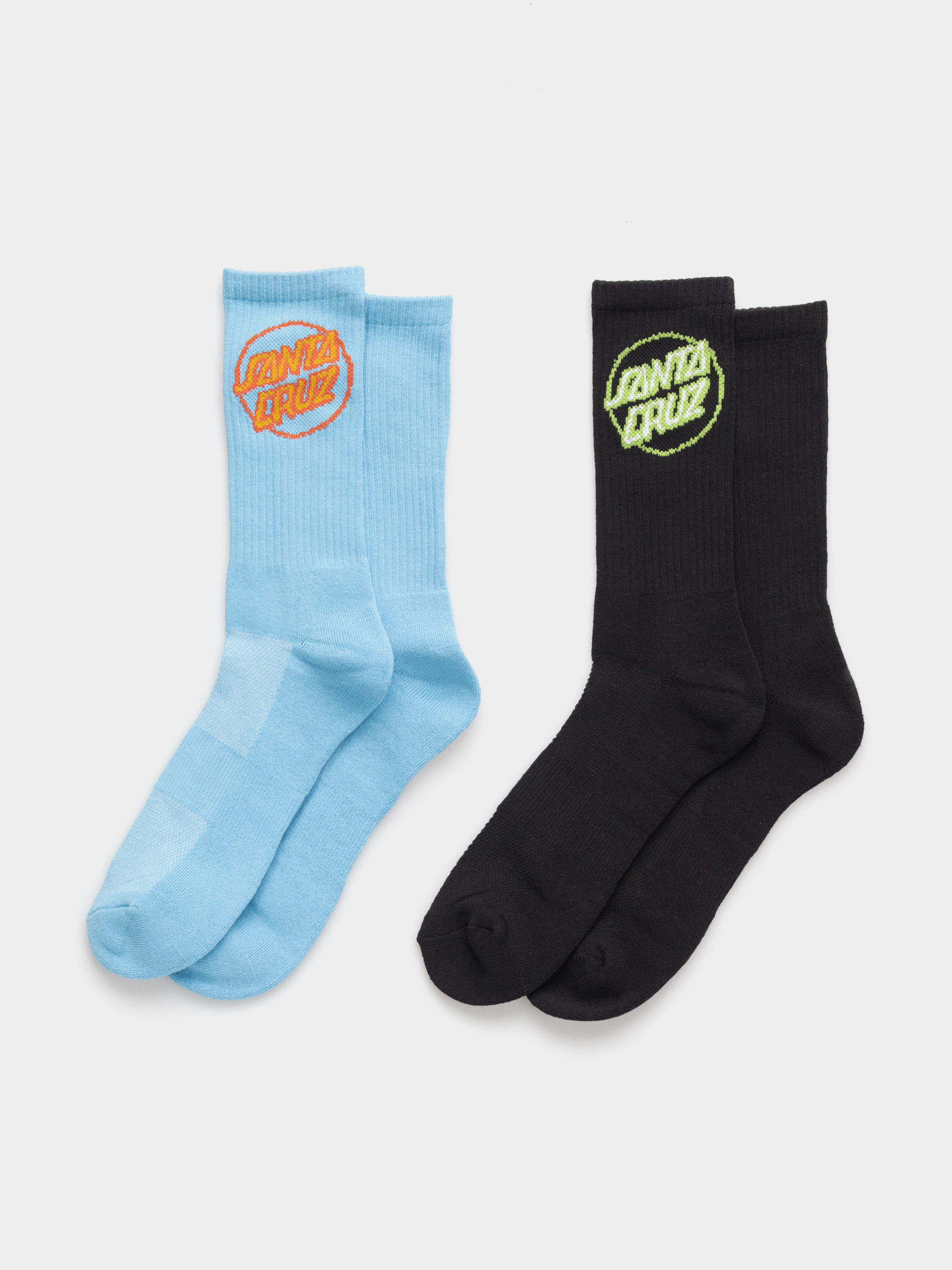 Skarpetki Santa Cruz Partial Dot 2 Pck (pacific blue&black)