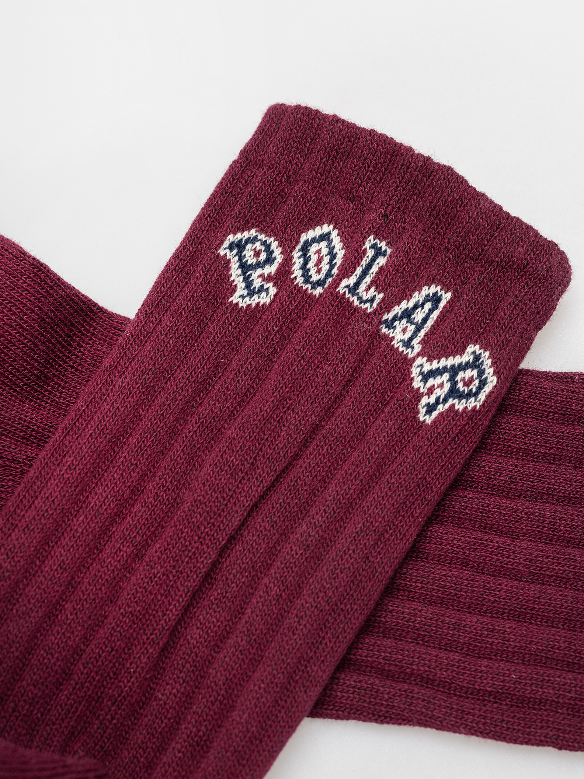 Skarpetki Polar Skate College Logo (wine)