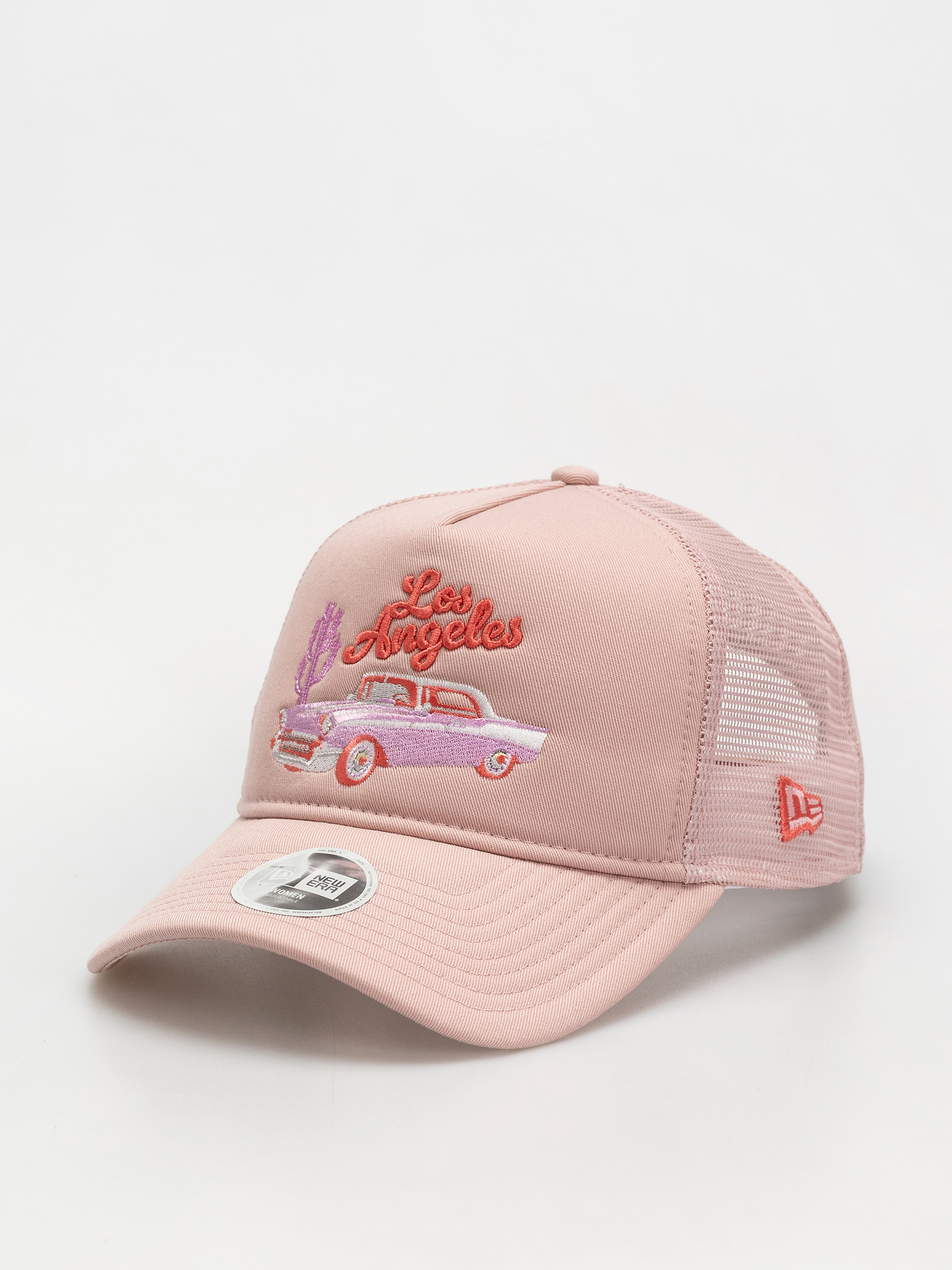 Czapka z daszkiem New Era Western Trucker Wmn (pink rose)