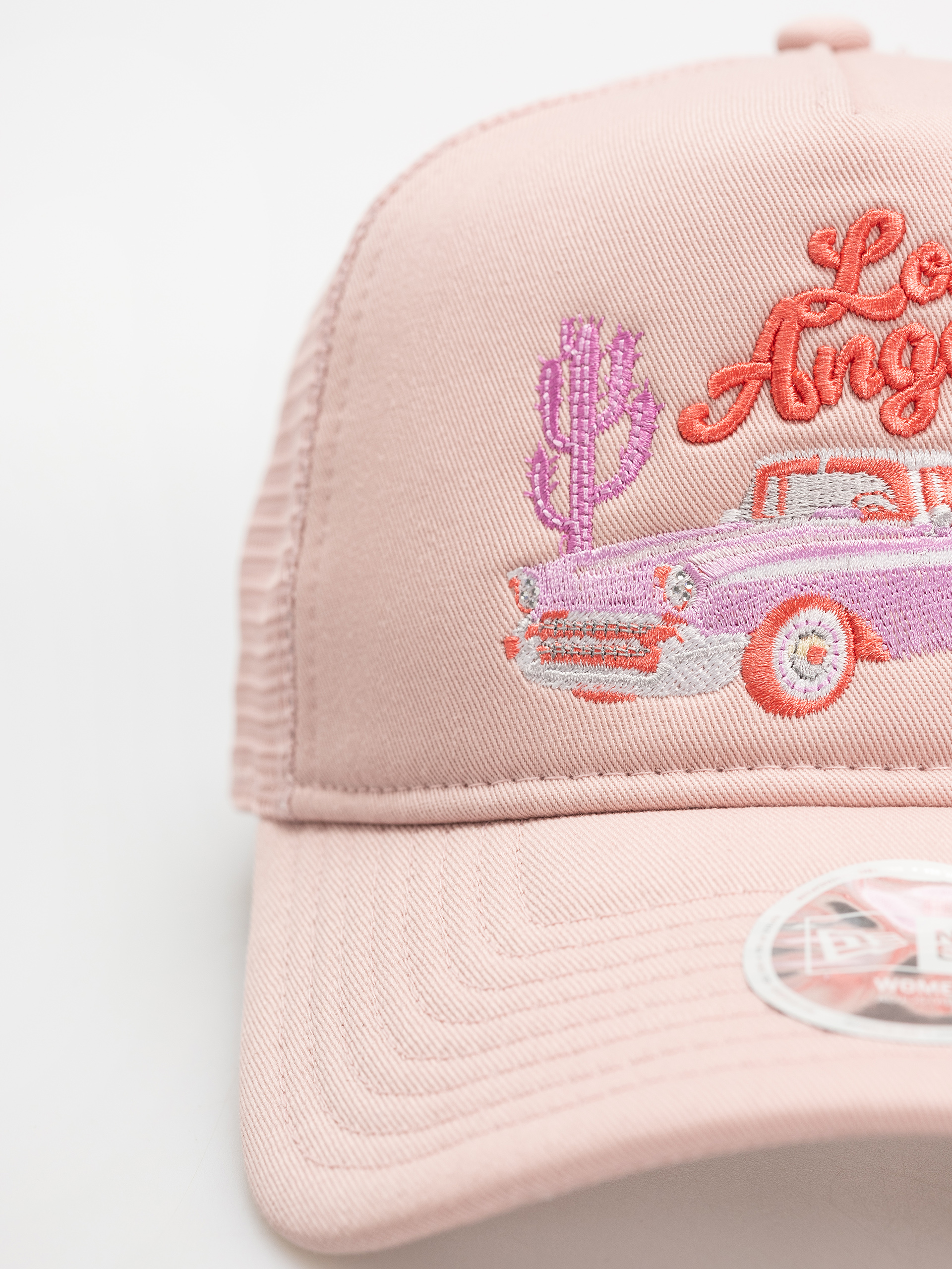 Czapka z daszkiem New Era Western Trucker Wmn (pink rose)