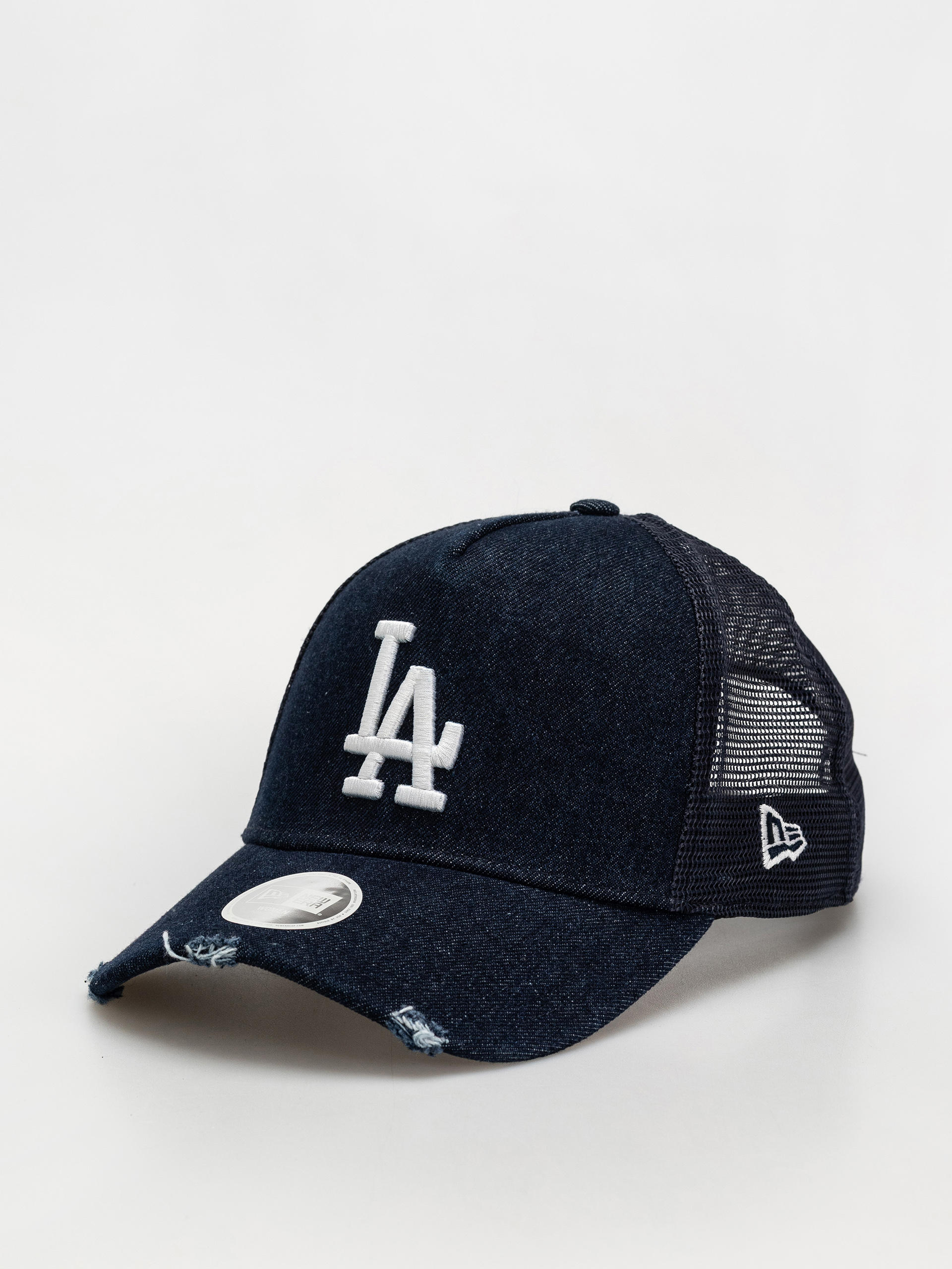 Czapka z daszkiem New Era Denim Trucker Los Angeles Dodgers Wmn (navy)